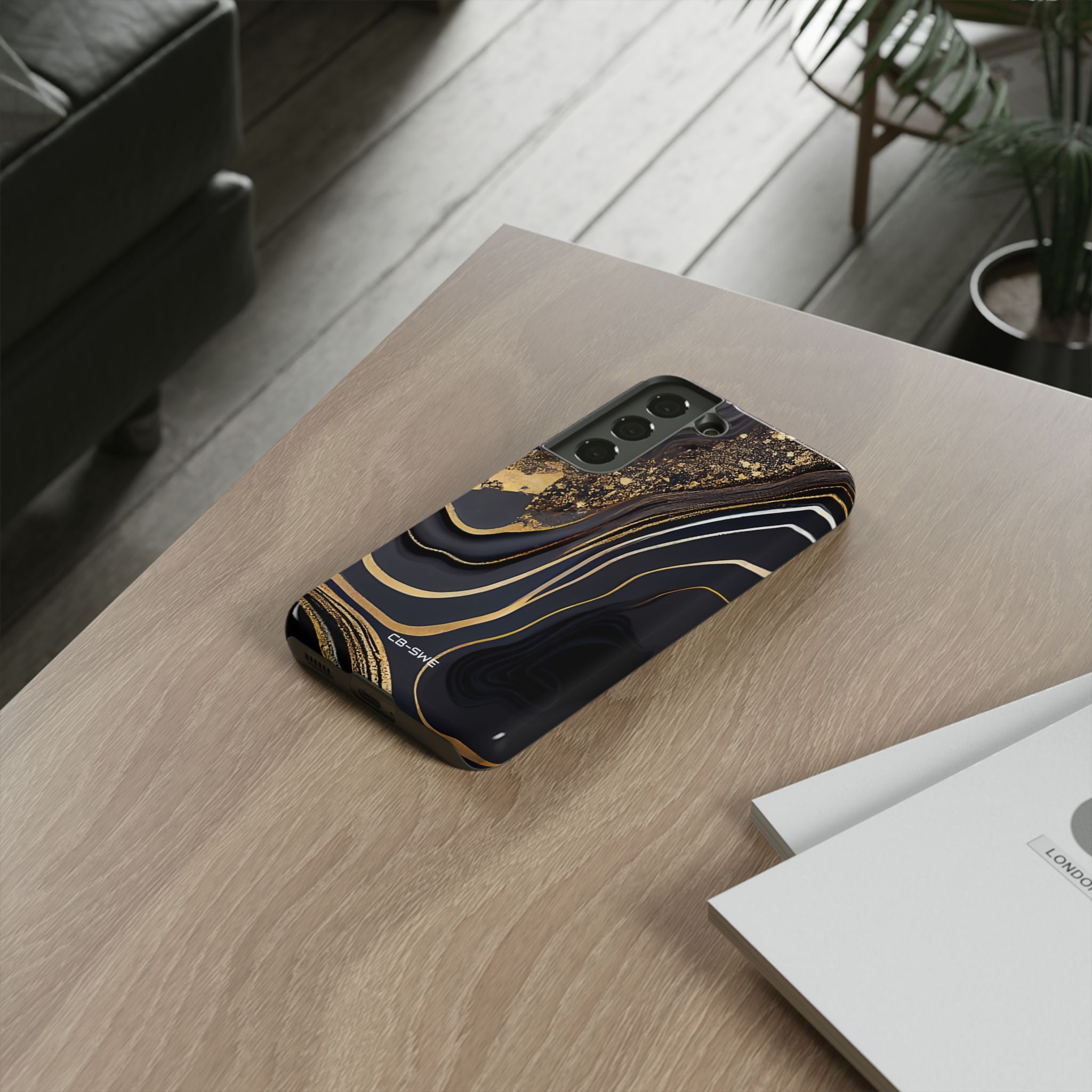 Elegant Gold Streams - Samsung Case