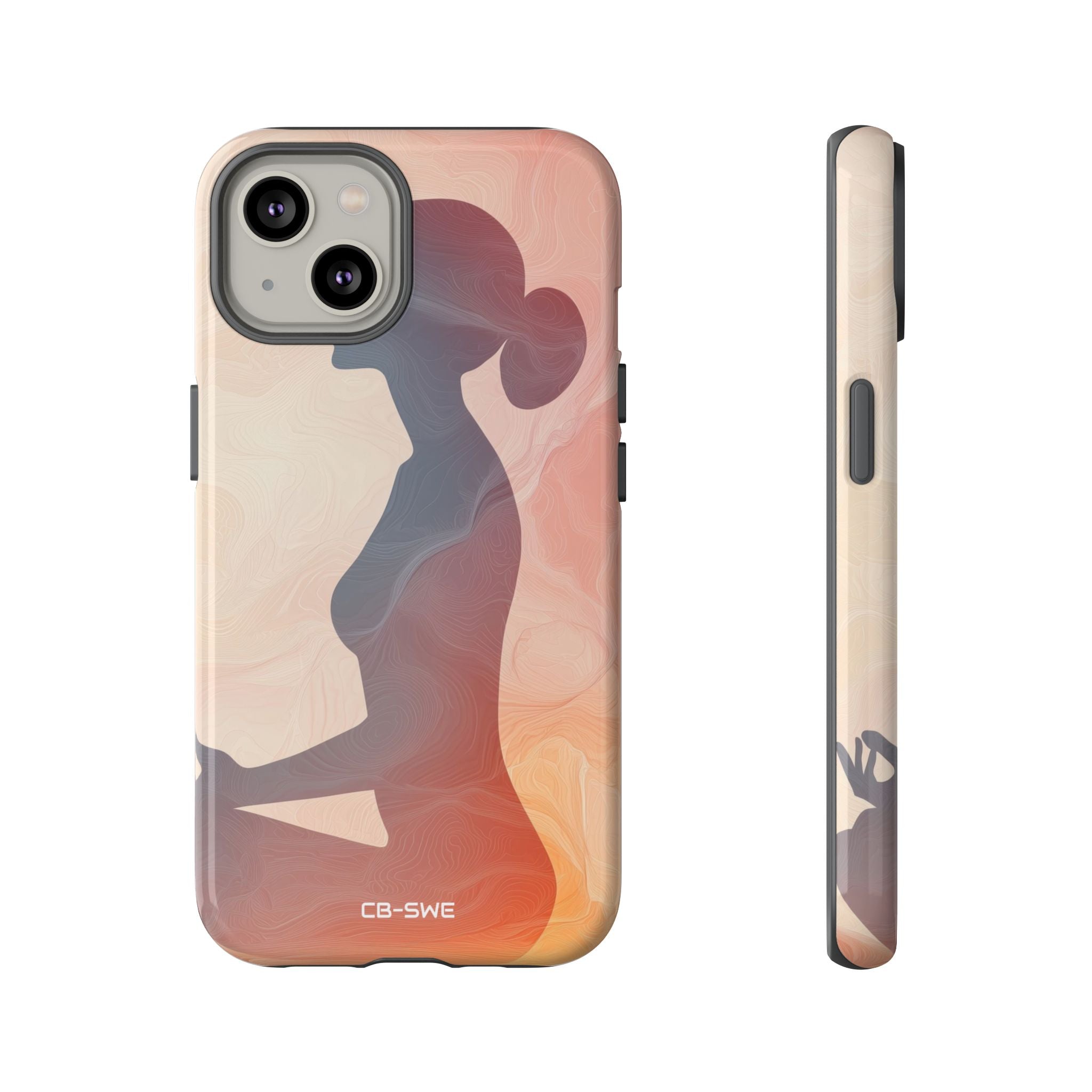 Meditator Embraces Flow - iPhone Case