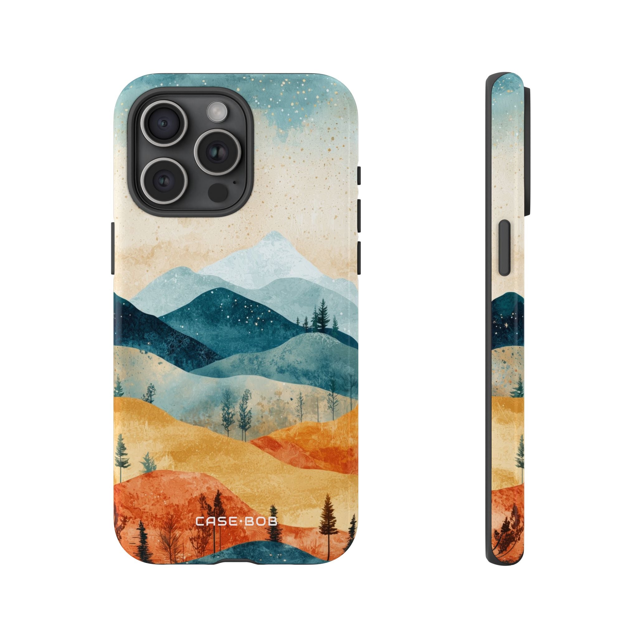 Moonlit Mountains iPhone 15 Pro Max Case - Tough