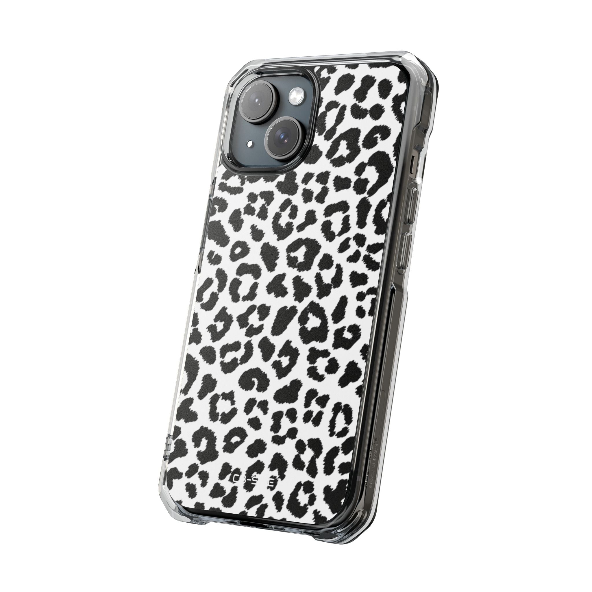 Monochrome Leopard Essence iPhone Case - Impact
