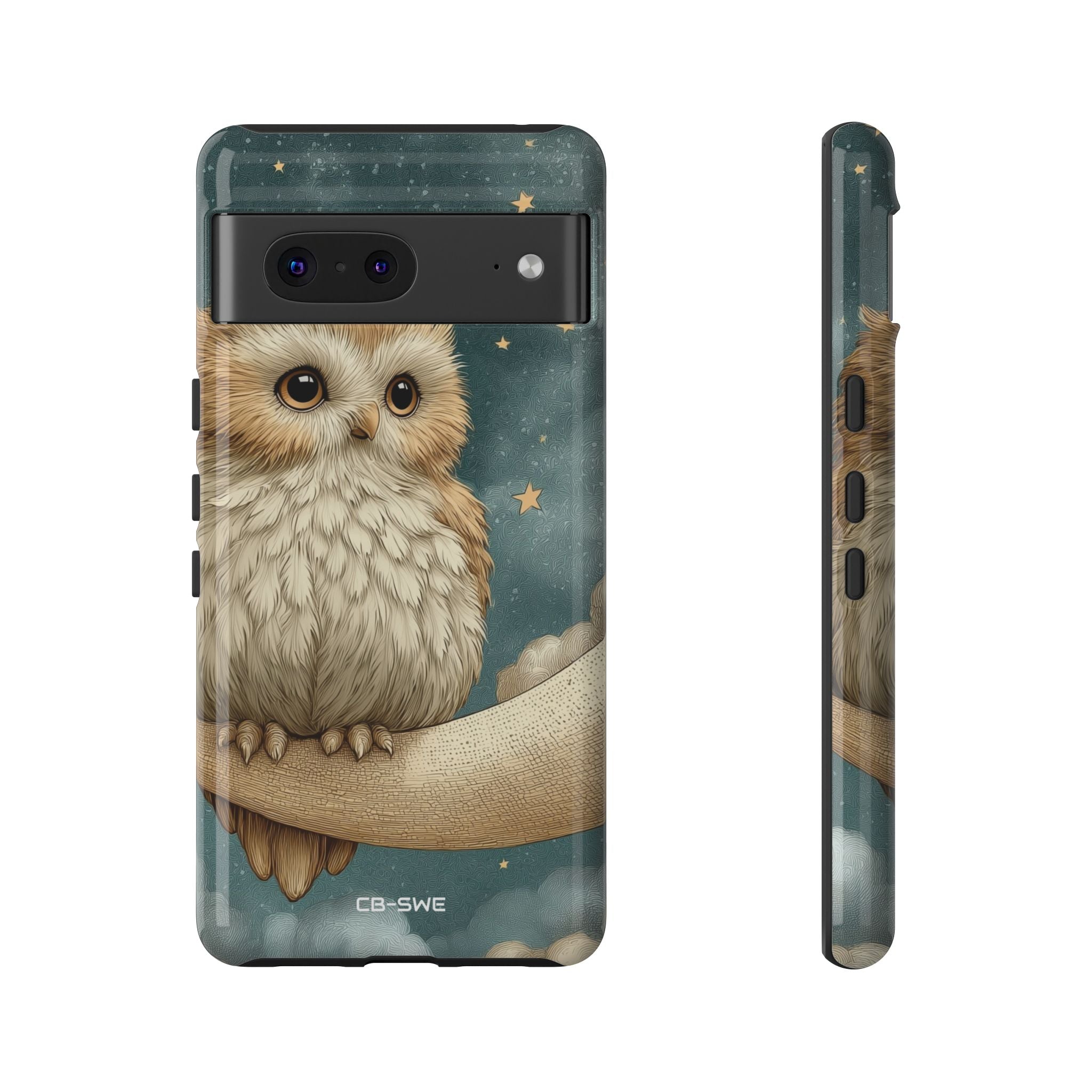 Owls Nestle Moon - Google Pixel Case