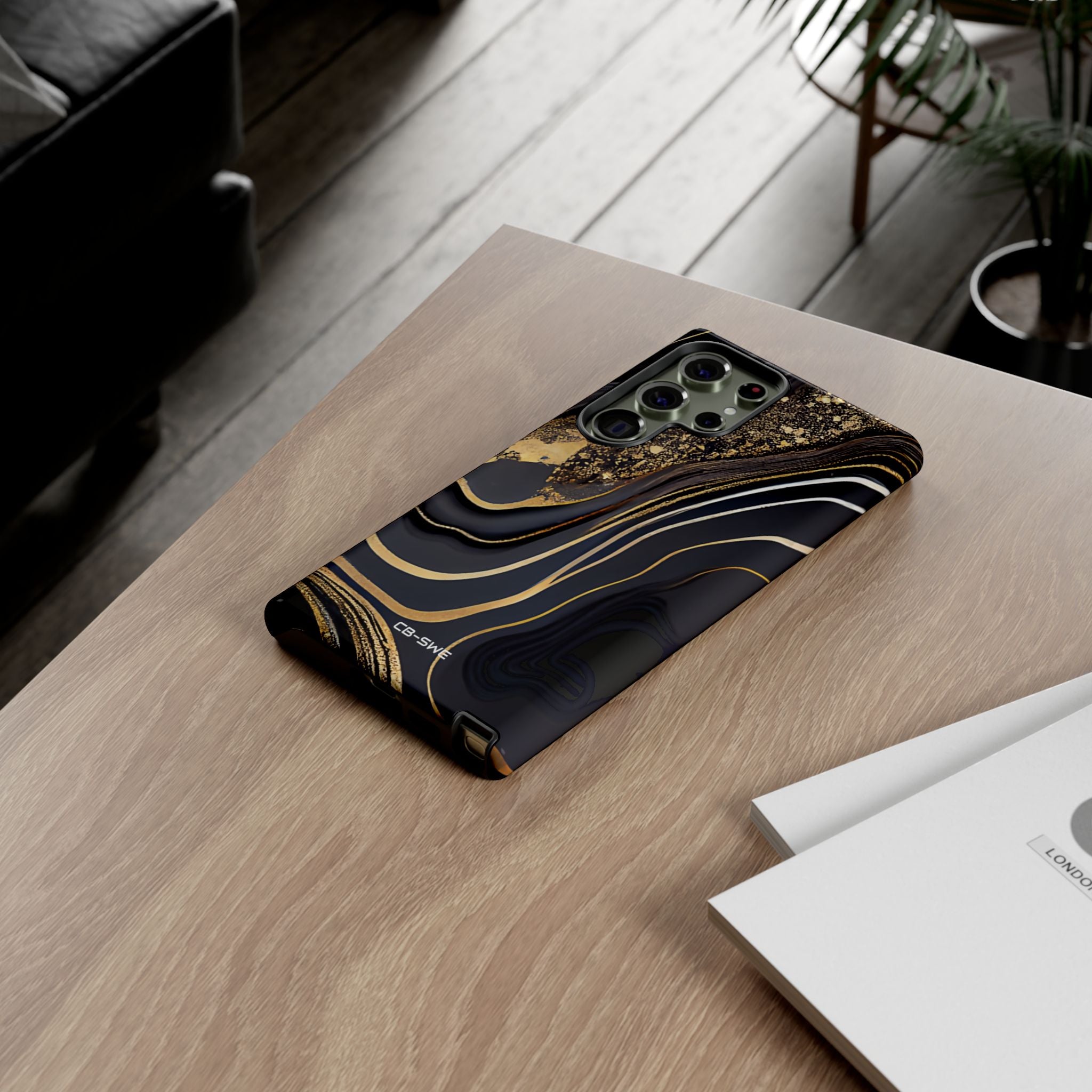 Elegant Gold Streams - Samsung Case