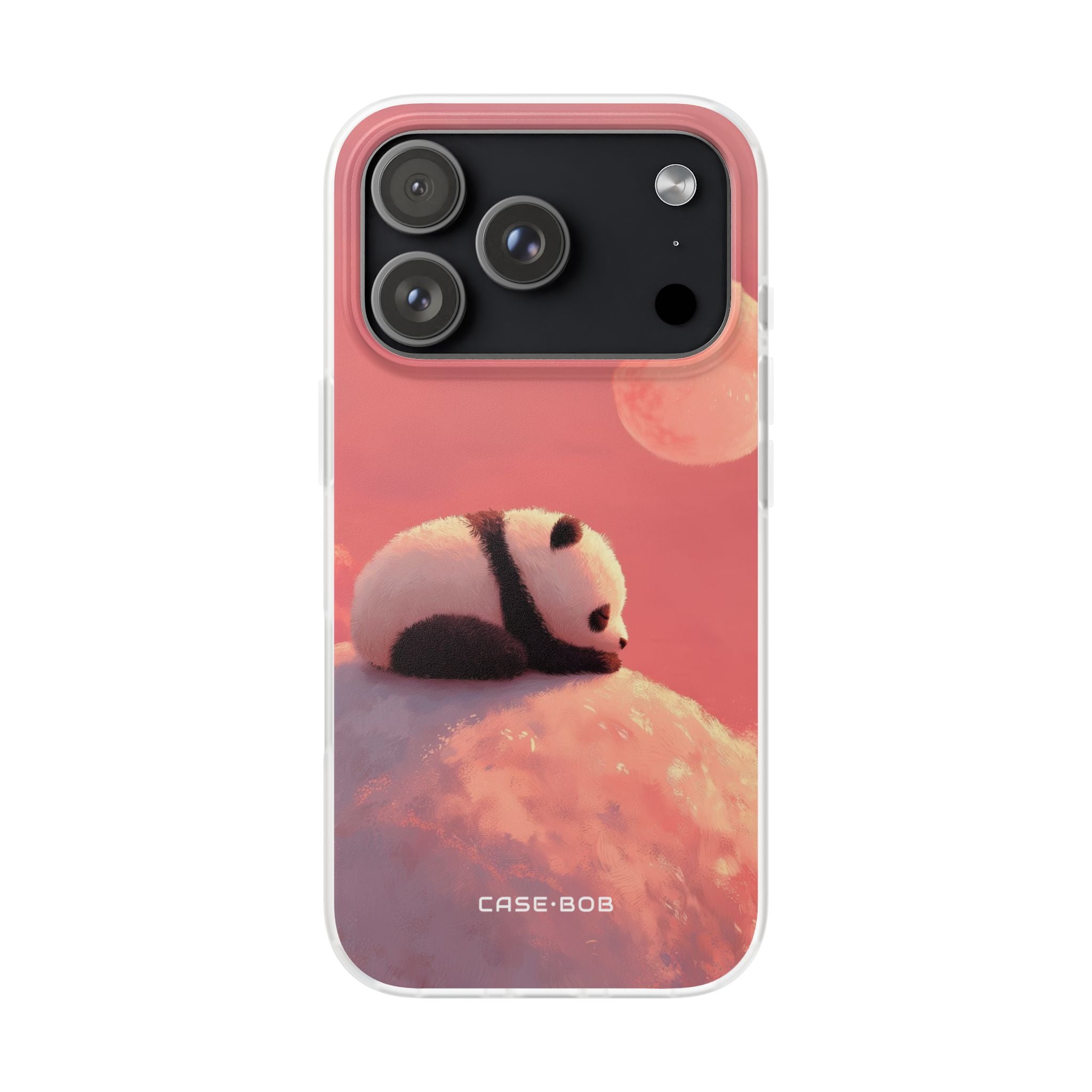 Panda Moonbeam iPhone 17 Pro Case - Soft