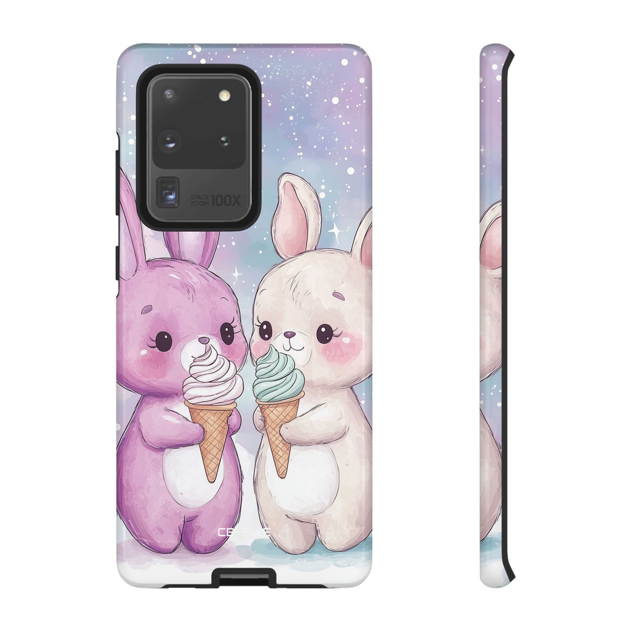 Rabbits Enjoy Ice Cream - Samsung Case