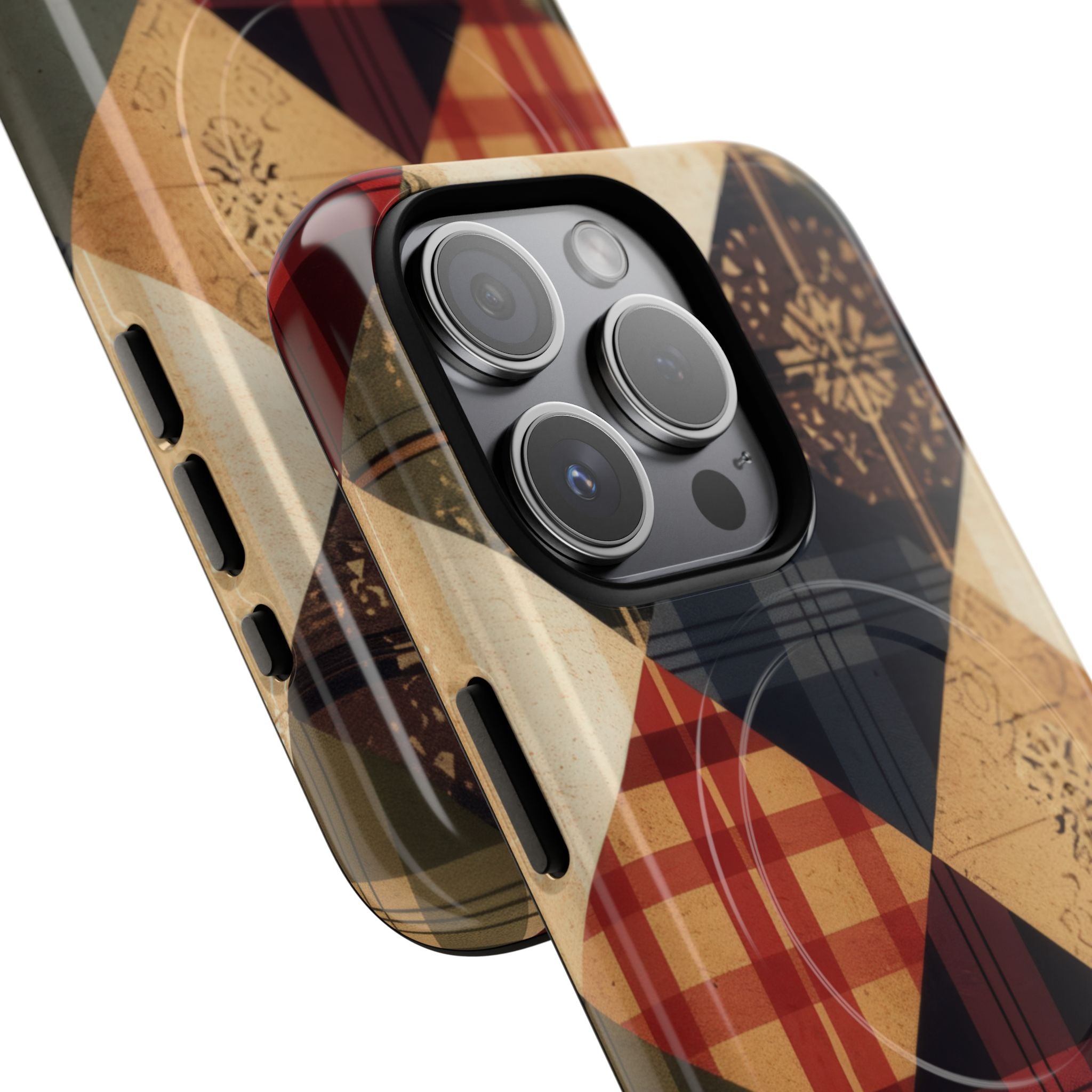 Rustik Quilt Charm iPhone 15 - Tough+