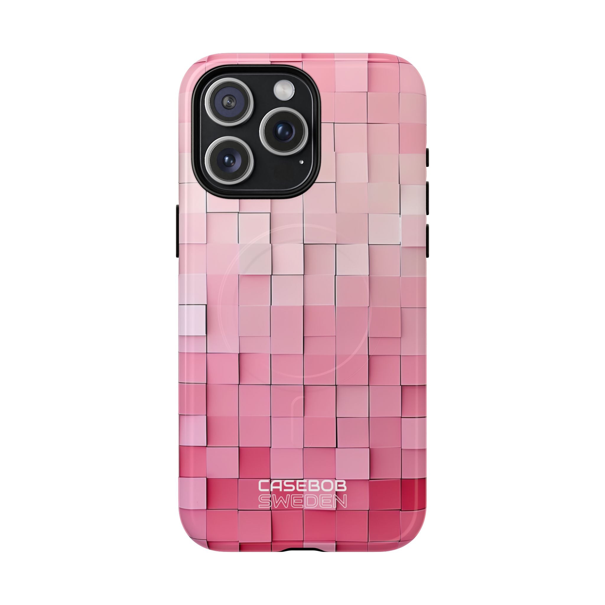 Pink Mosaic Glow iPhone 15 - Tough+