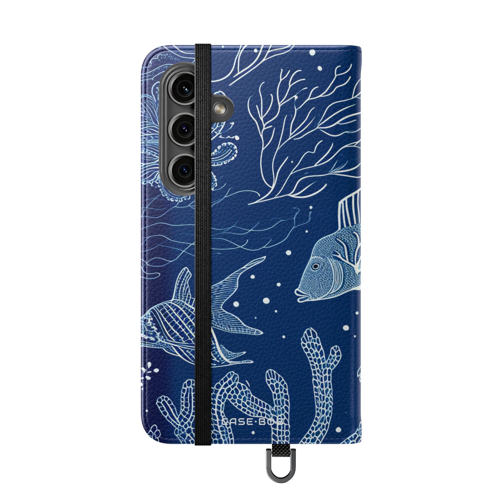 Blue Scale Reef - Samsung S24 Case - Wallet