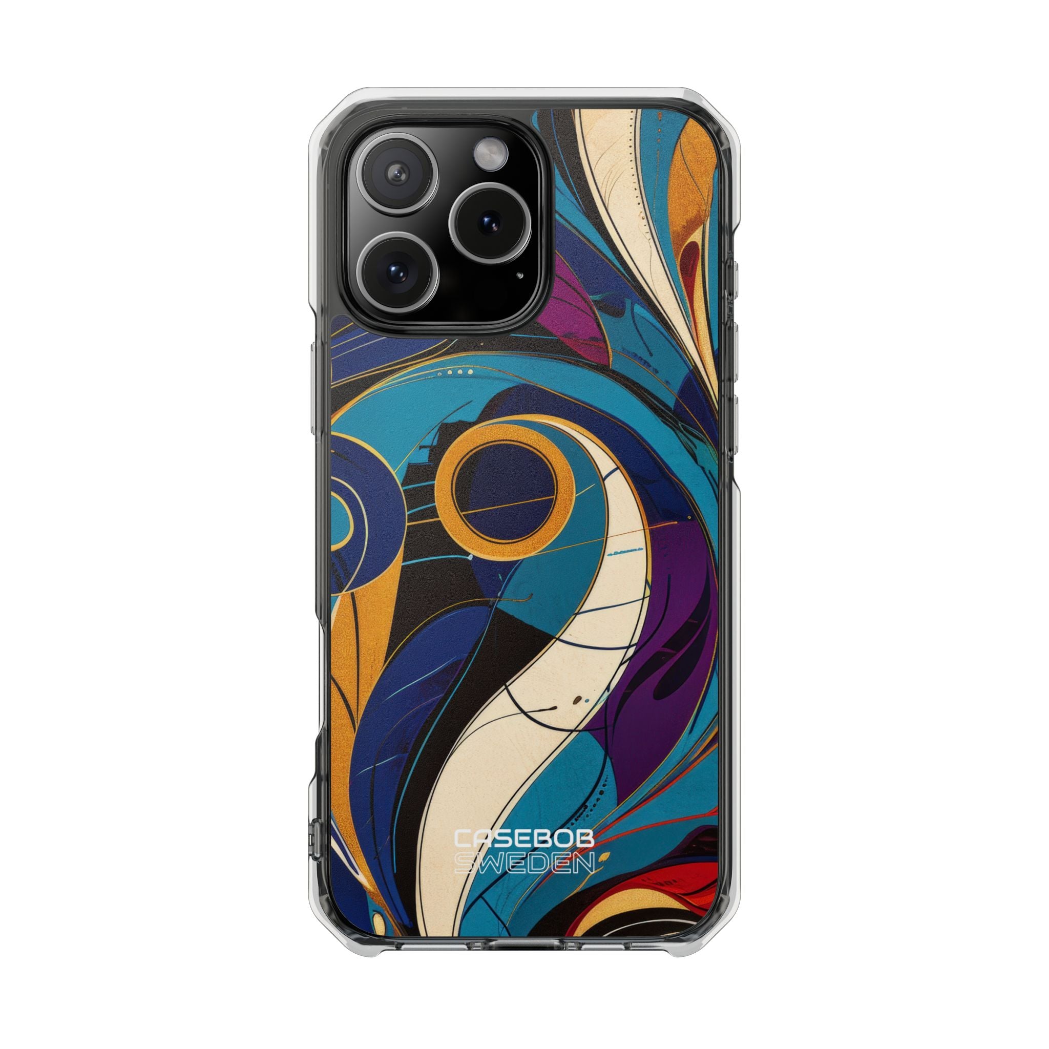 Swirling Copper Dreams iPhone 16 - Impact Clear+