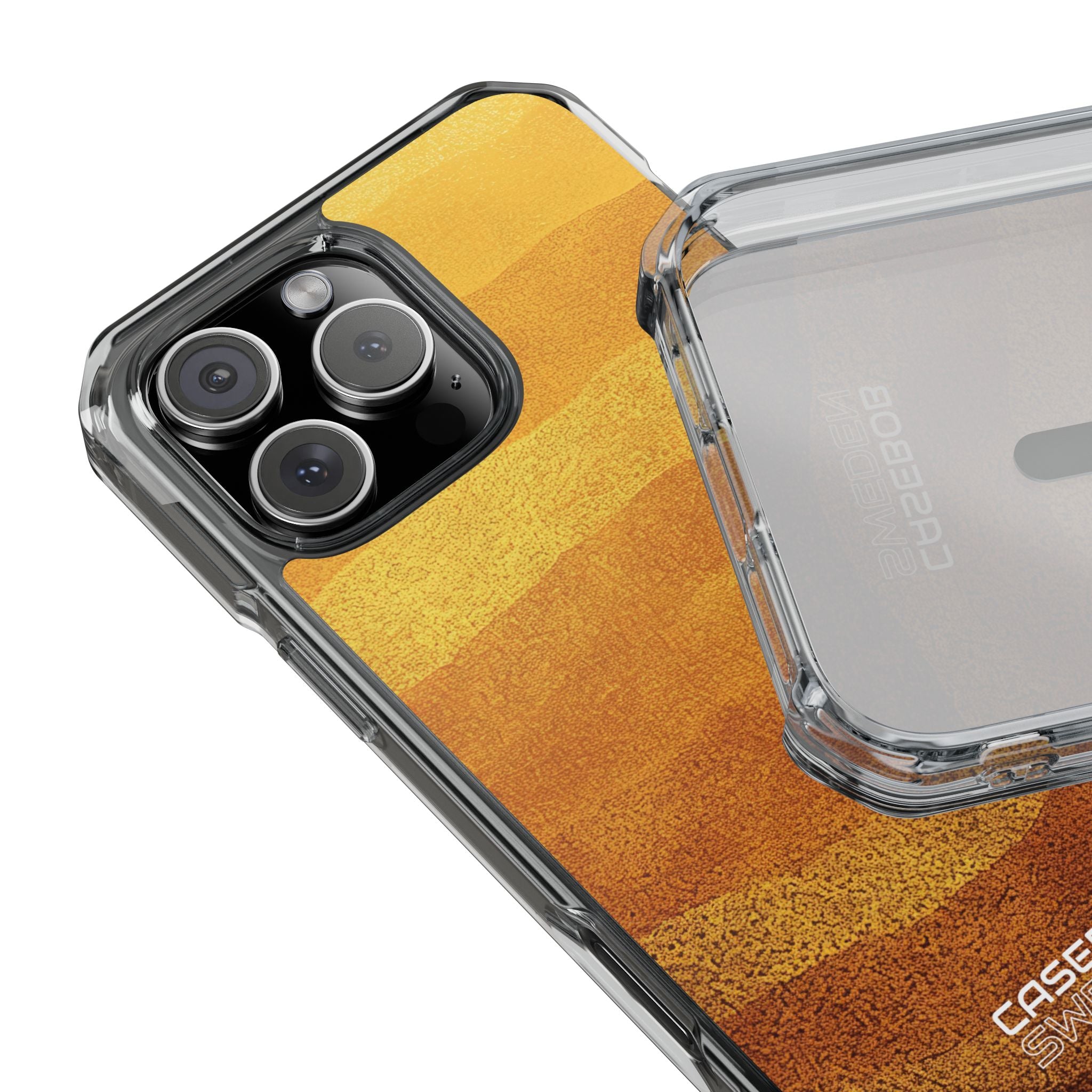 Golden Horizon Layers iPhone 16 - Impact Clear+