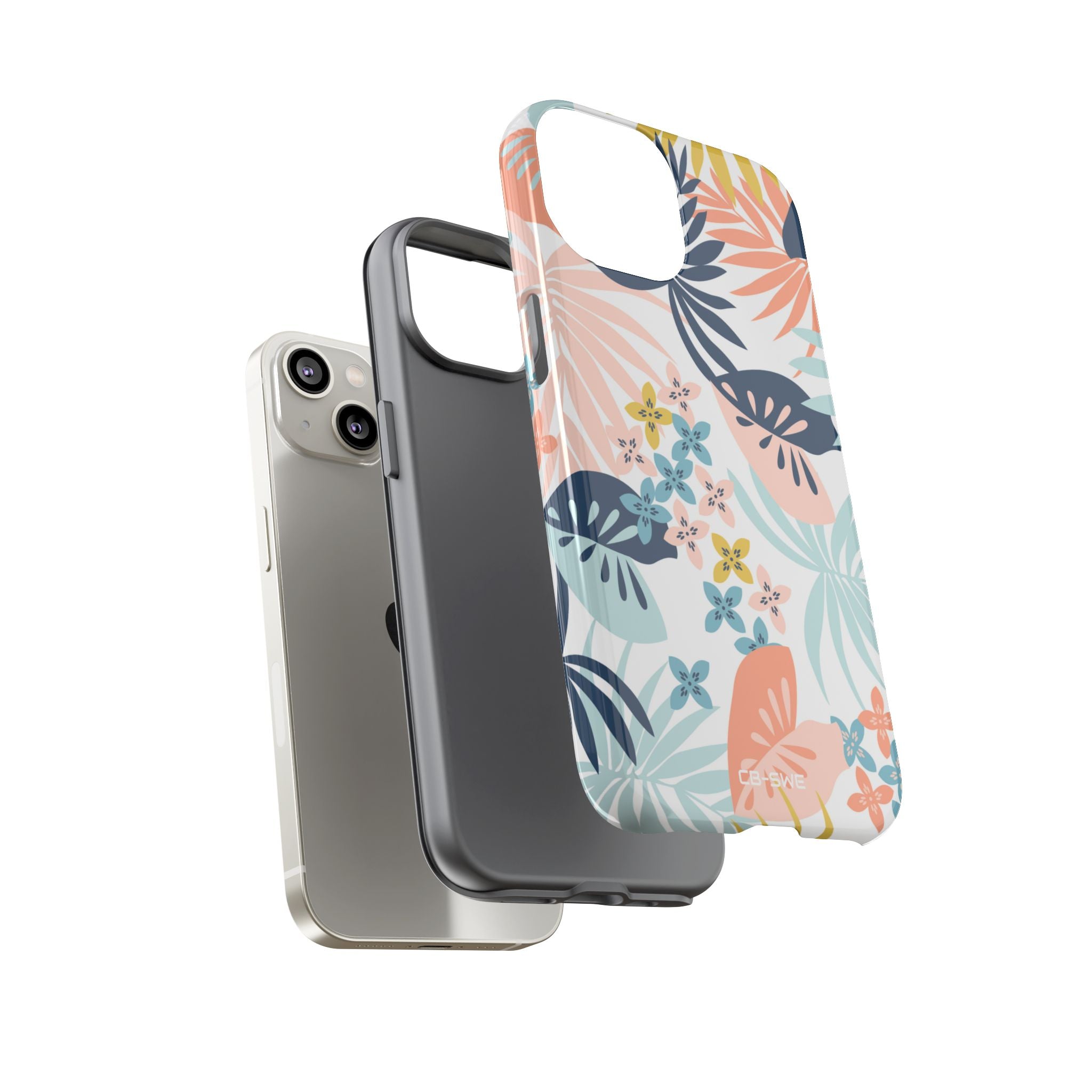 Tropical Foliage Blooms - iPhone Case