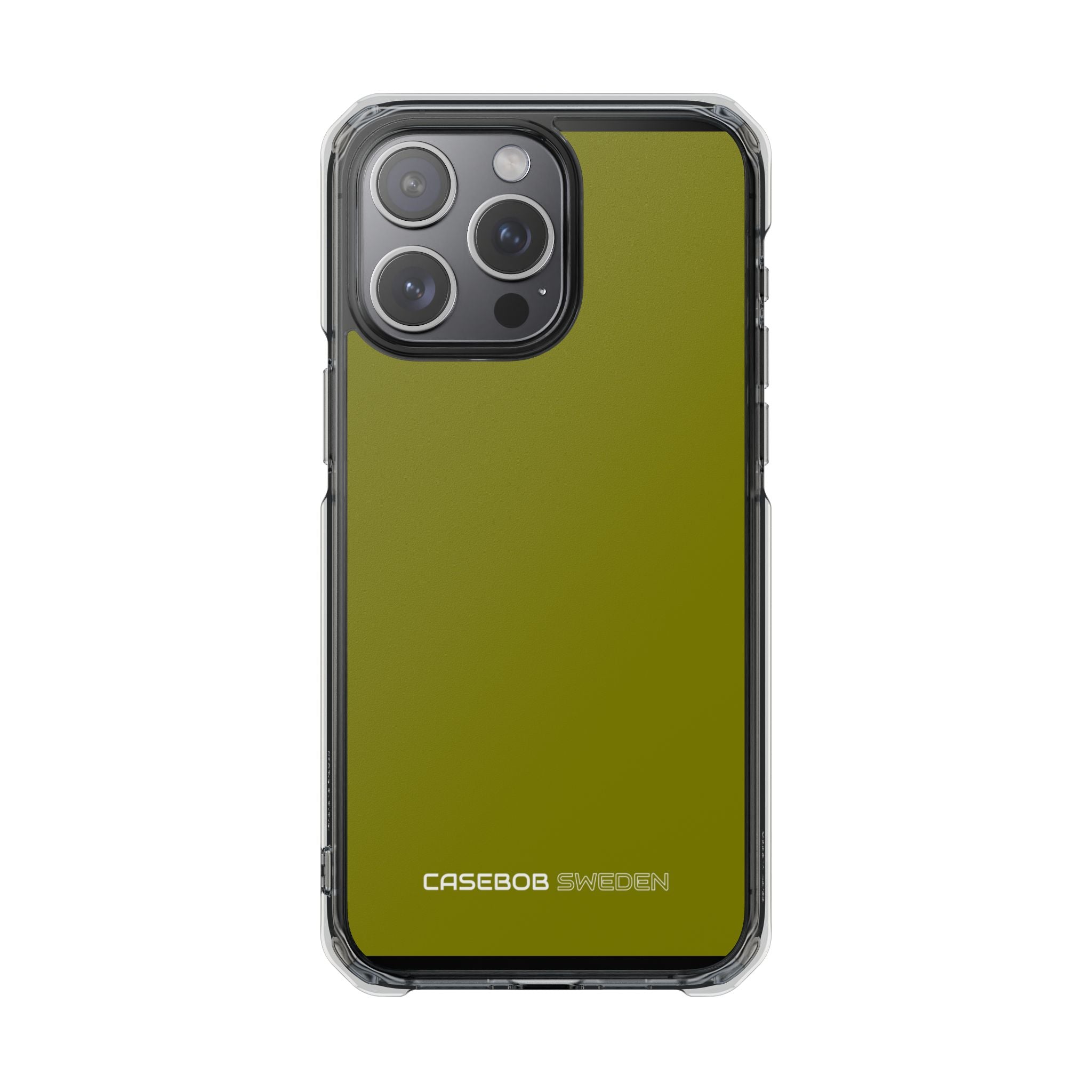 Olive Green iPhone 15 - Impact Clear+
