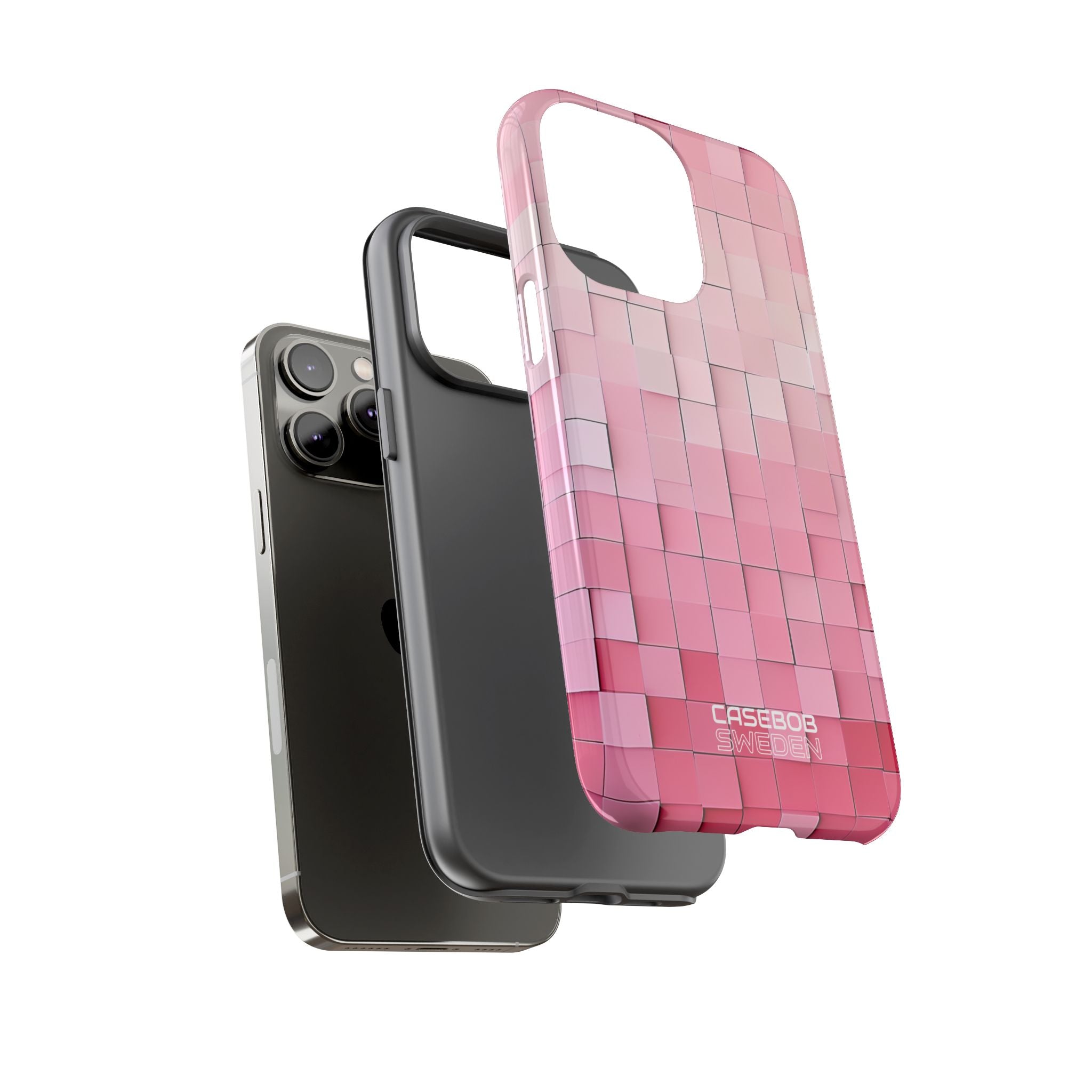 Pink Mosaic Glow iPhone 14 - Tough