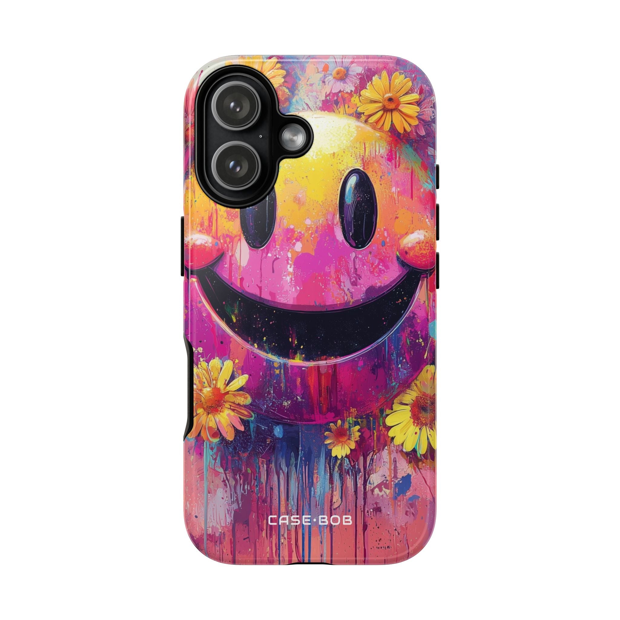 Smiley Bloom iPhone 17 Case - Tough