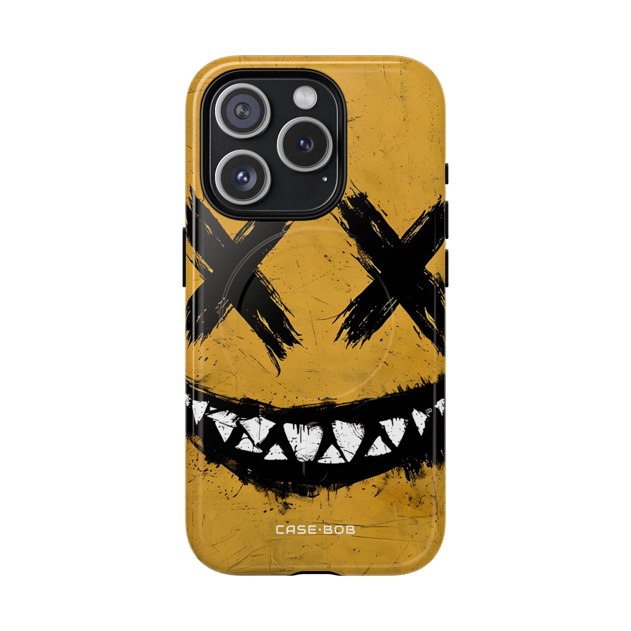 Jagged Smile Yellow iPhone 15 Pro Case - Tough+