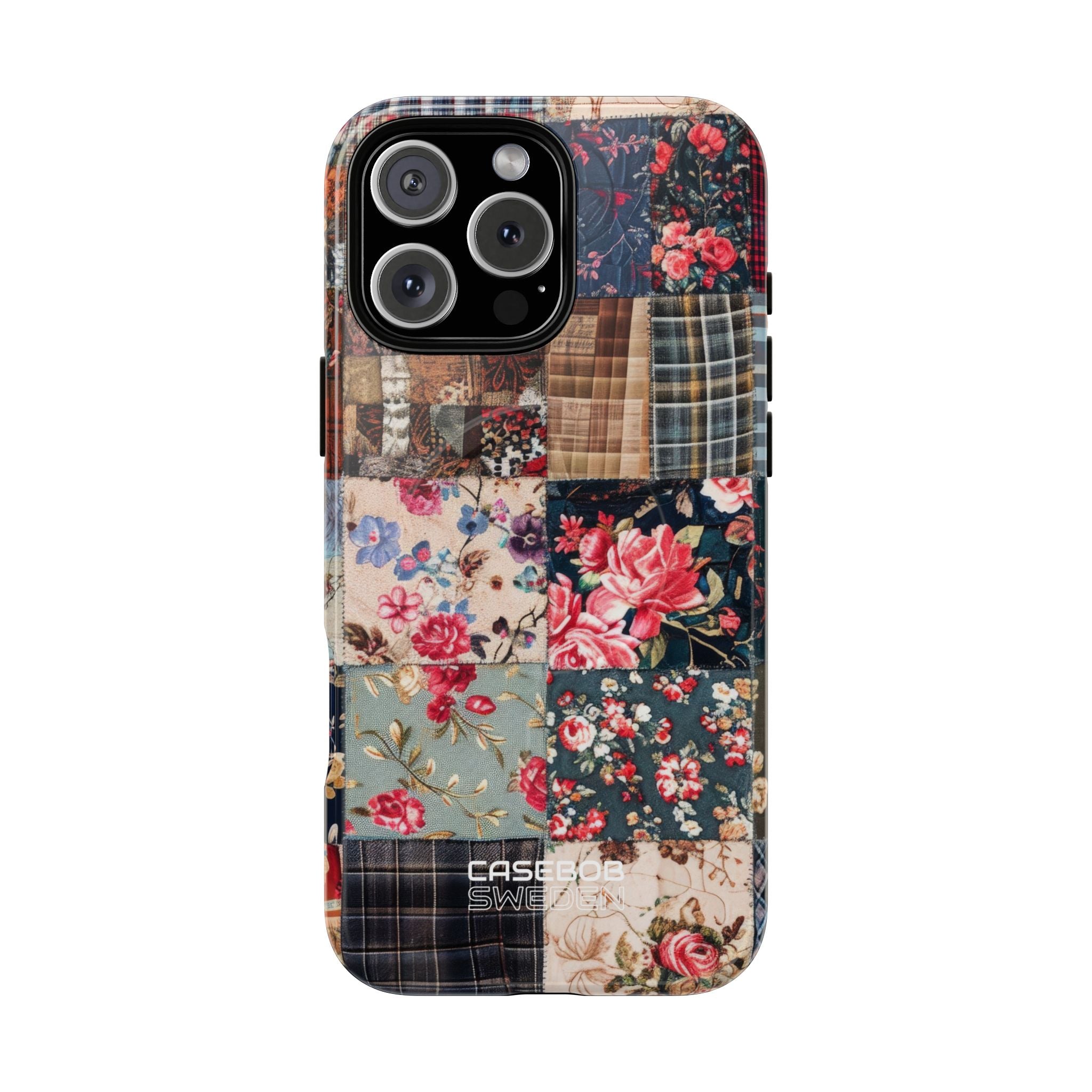 Patchwork Floral Quilt iPhone 16 - Tough+