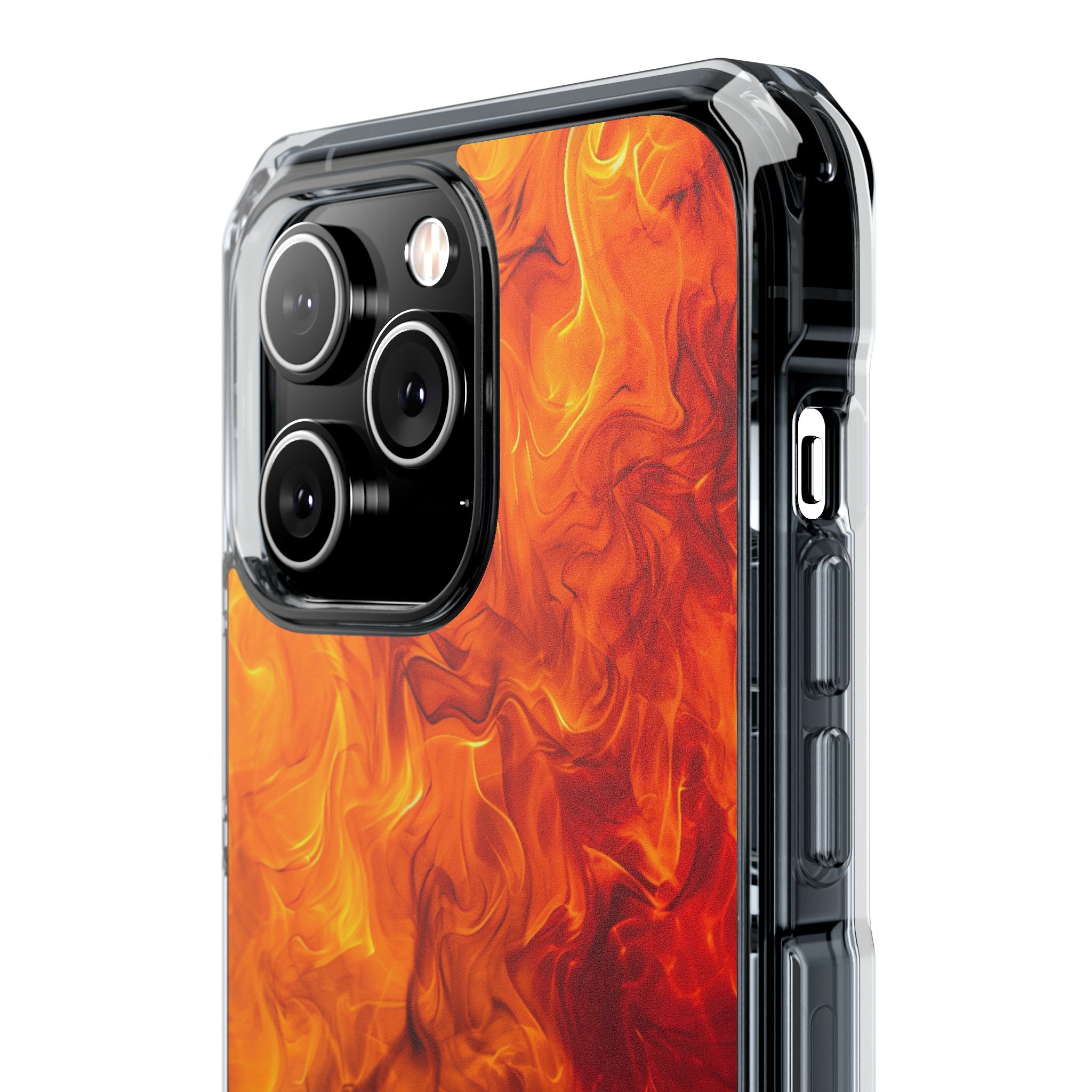 Flaming Energy Swirl iPhone 14 - Impact Clear+