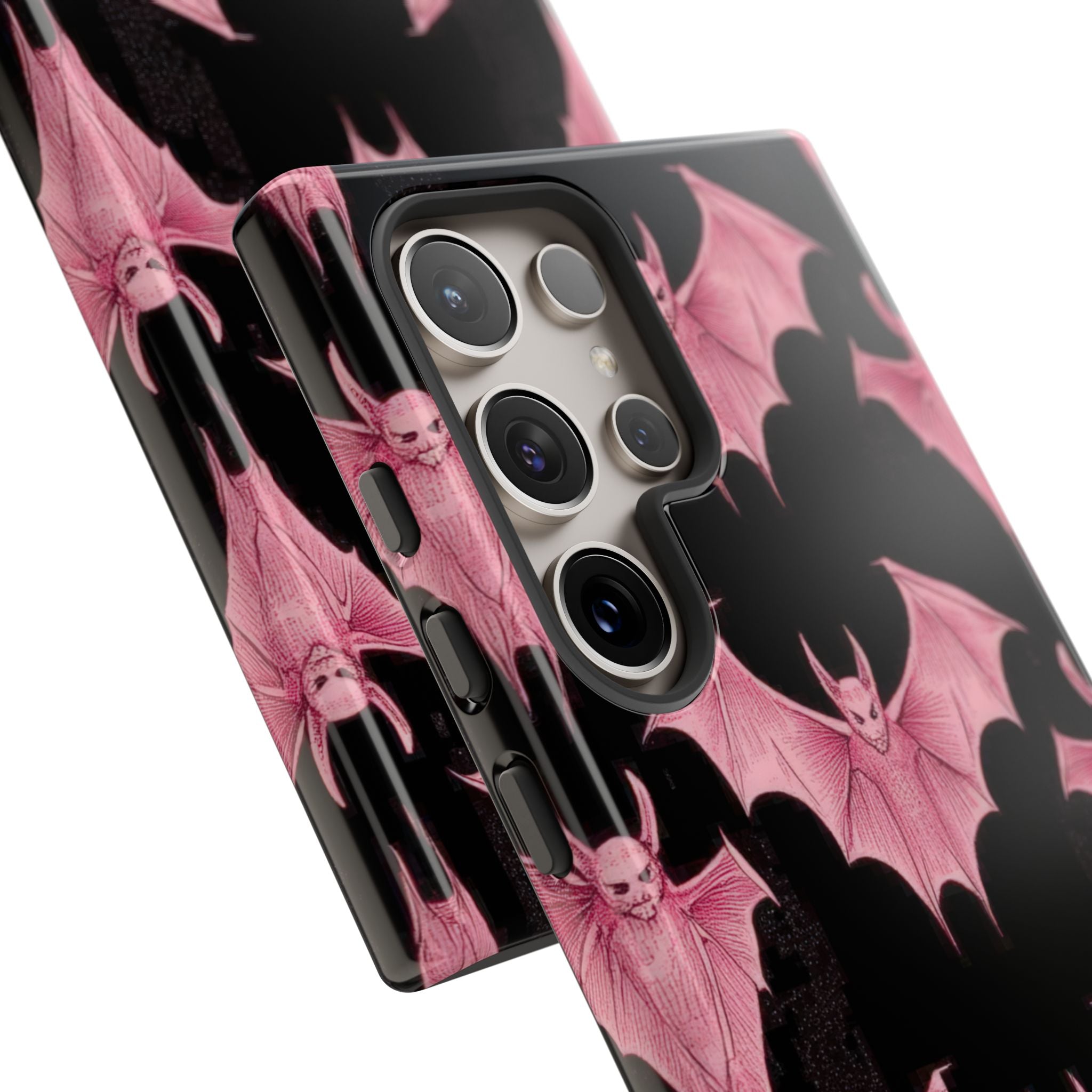 Pink Batwave Samsung S24 Ultra Case - Tough