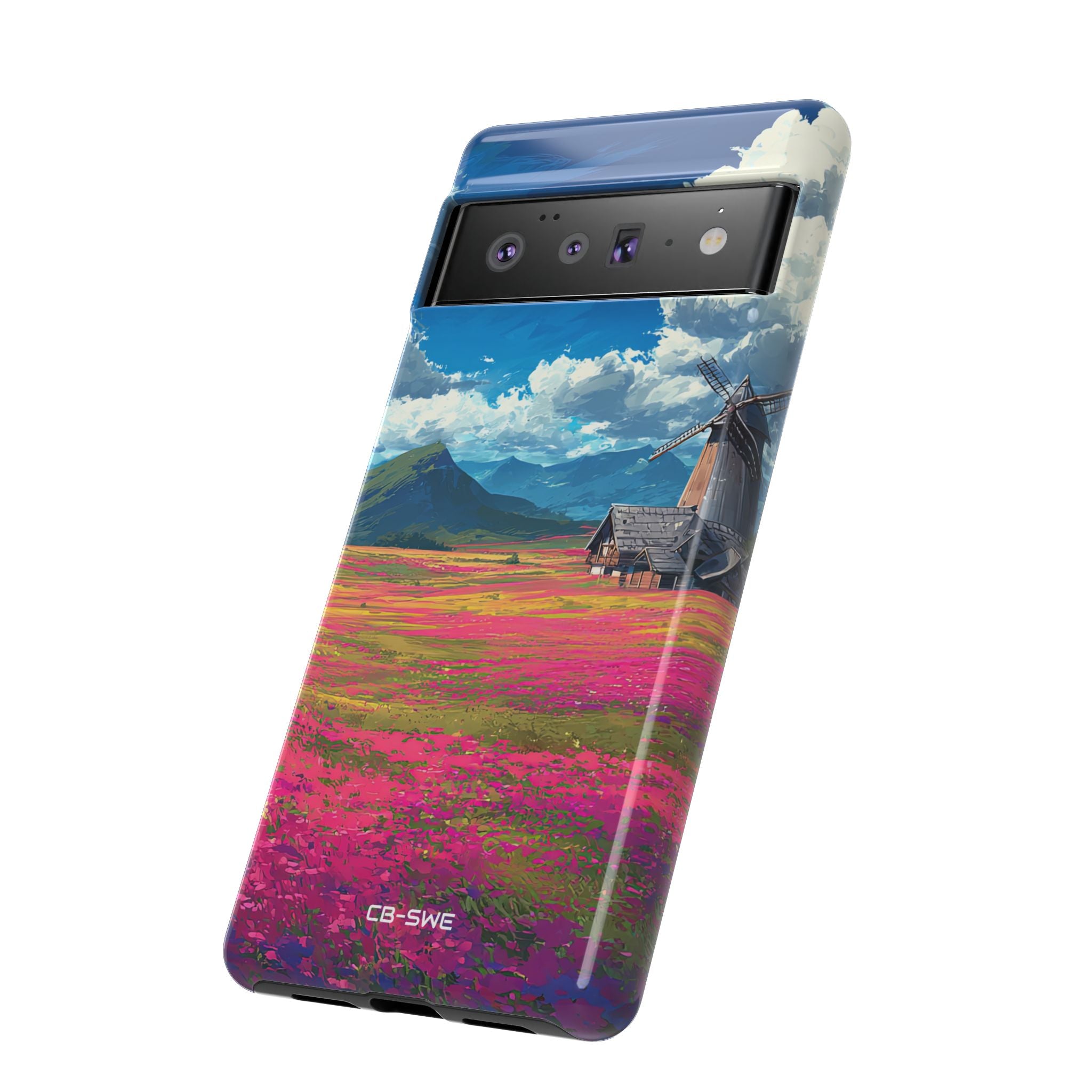 Impressionistic Summer Windmill - Google Pixel Case