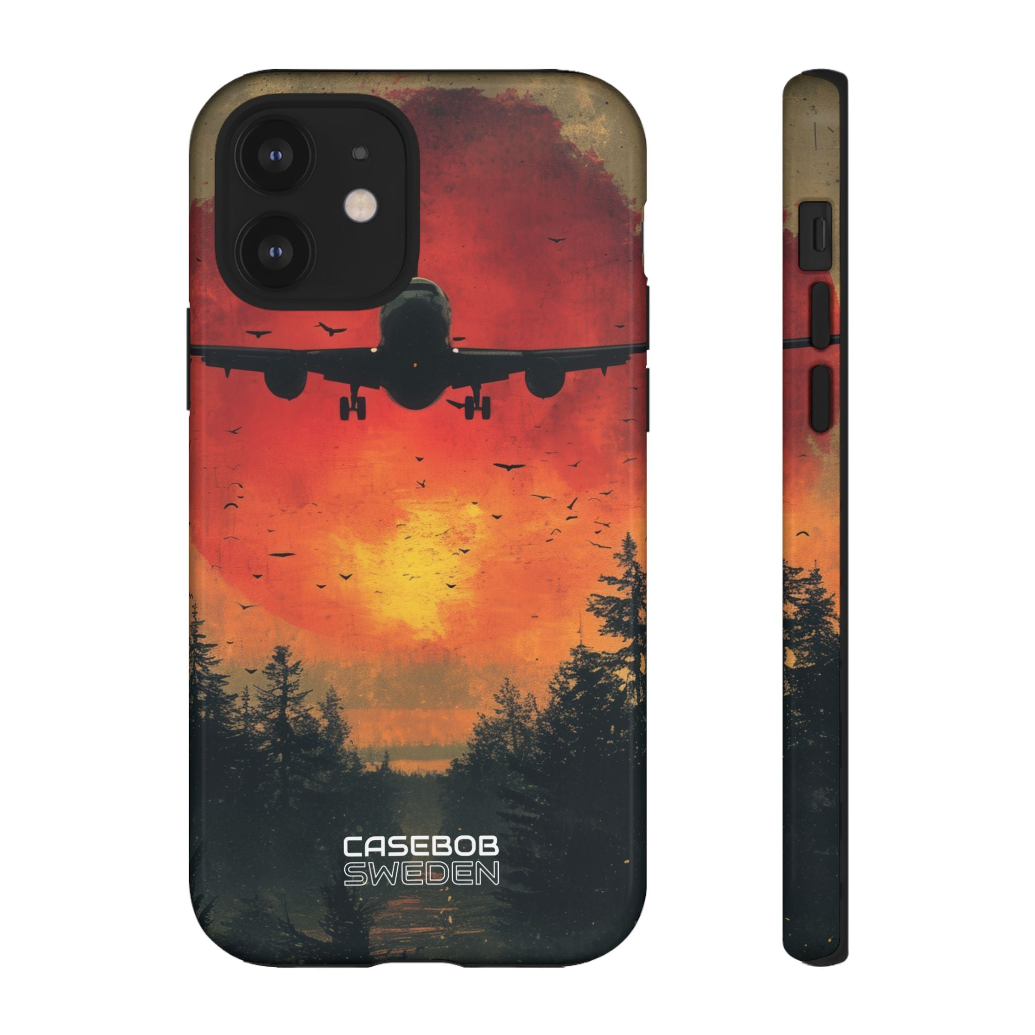 Crimson Sky Flight iPhone 12 - Tough