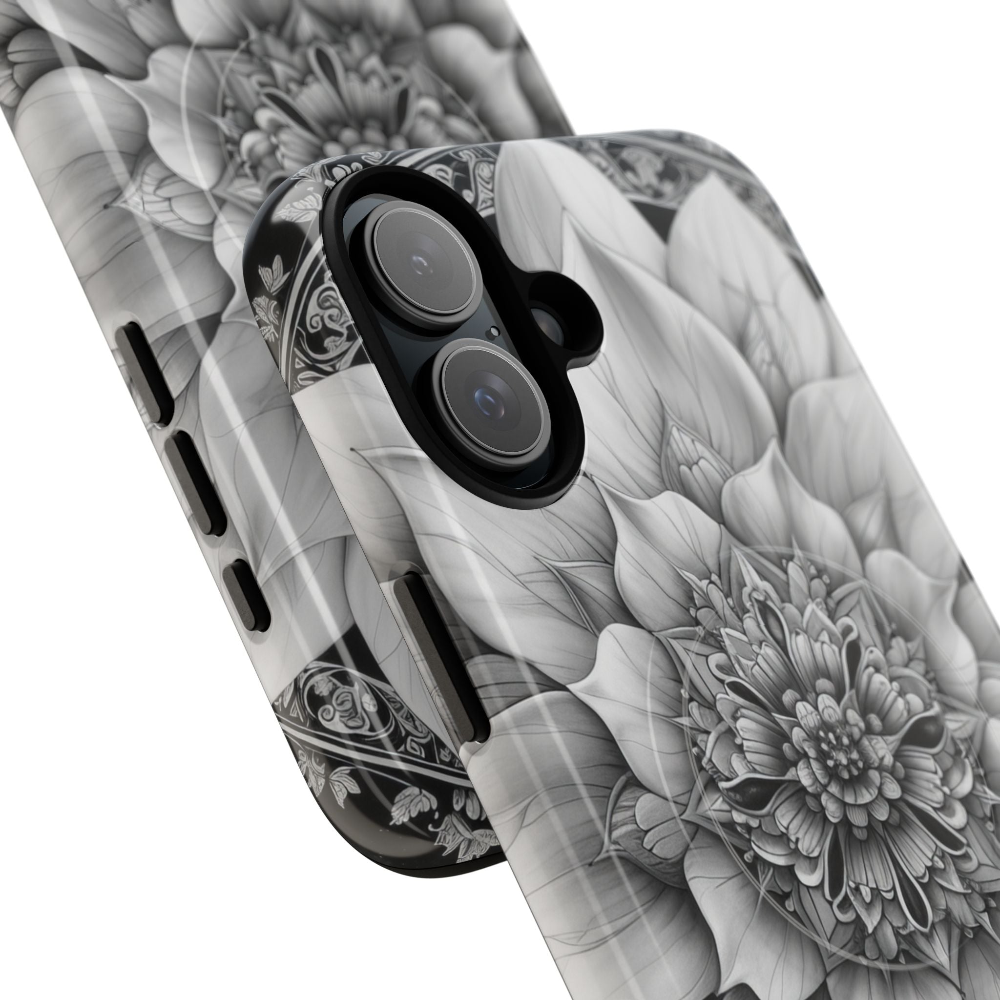 Cosmic Floral Mandala iPhone 16 - Tough+