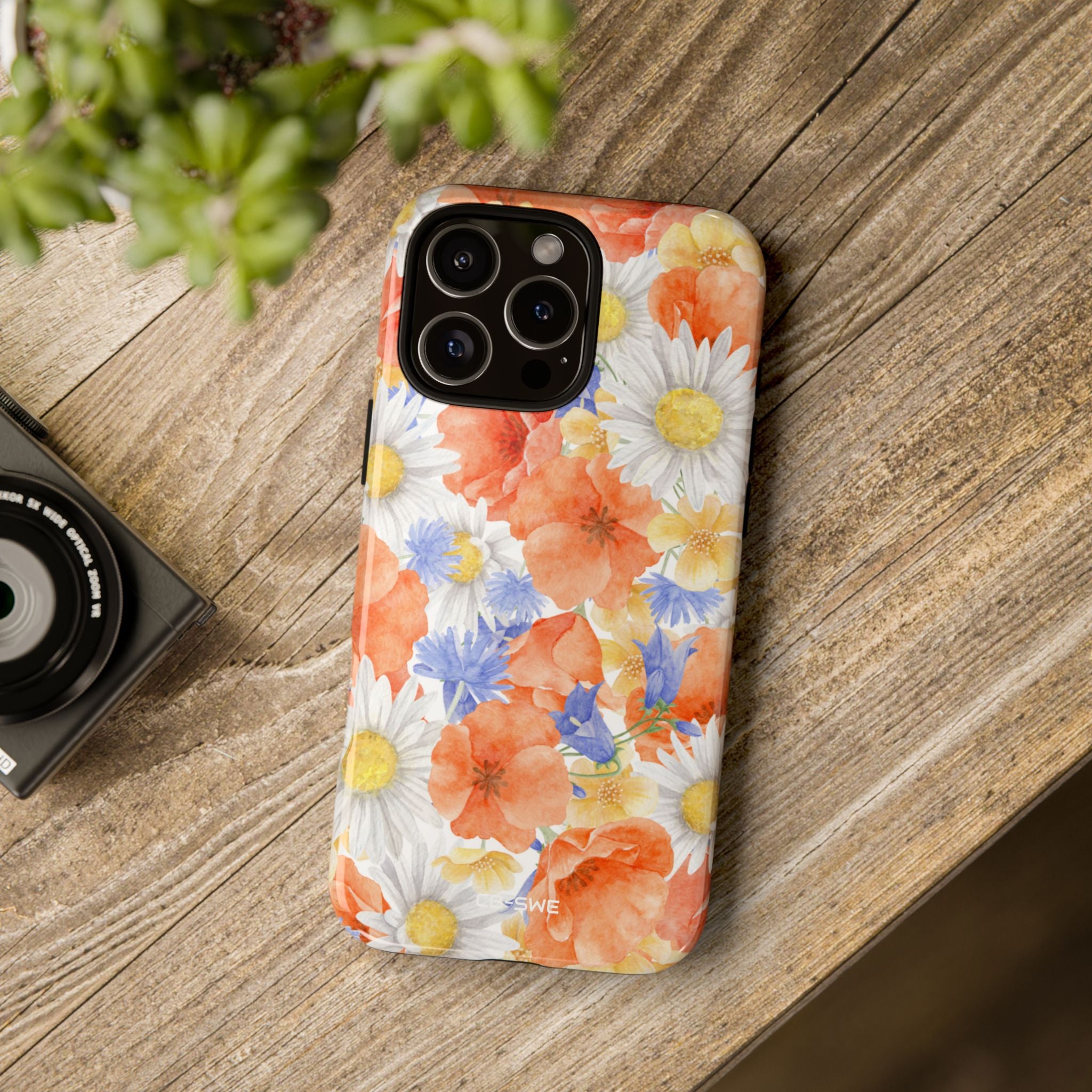 Watercolor Floral Harmony - iPhone Case