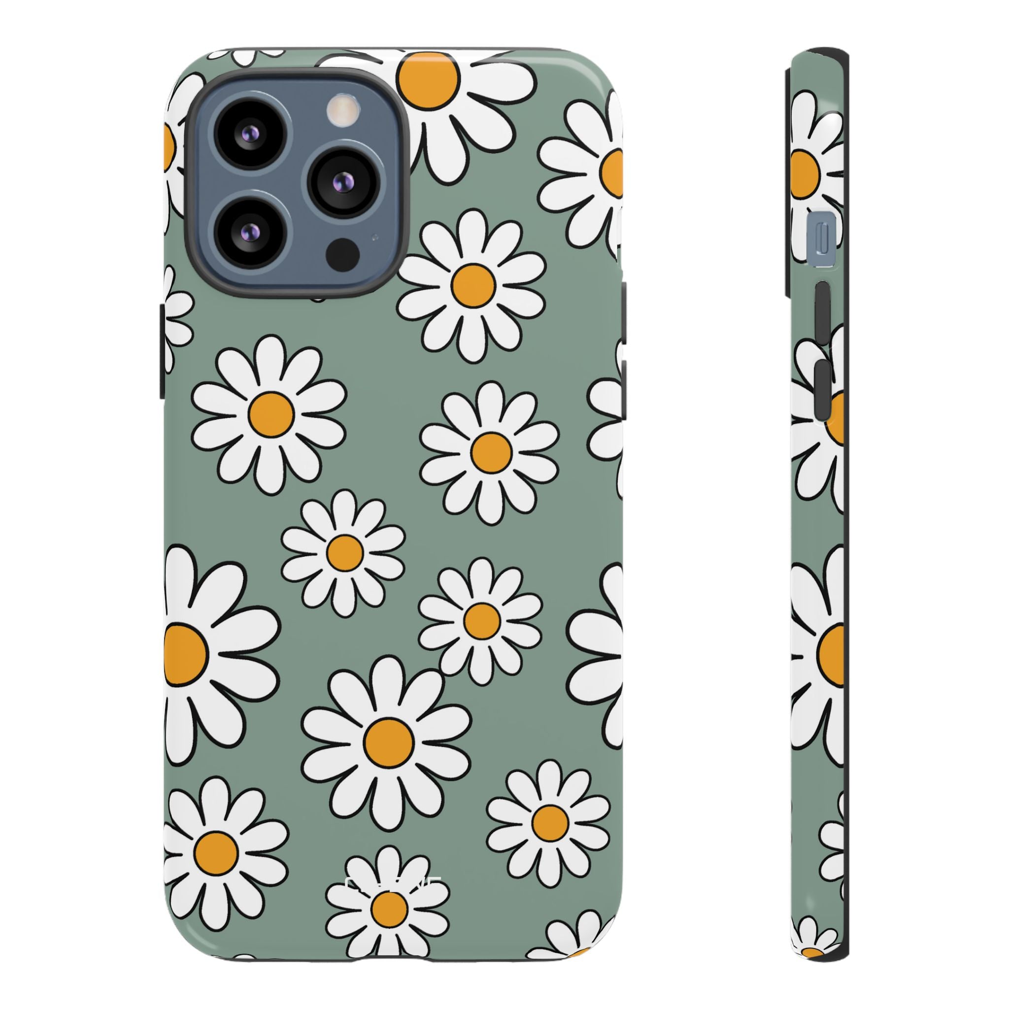 Daisies Dance Playfully - iPhone Case
