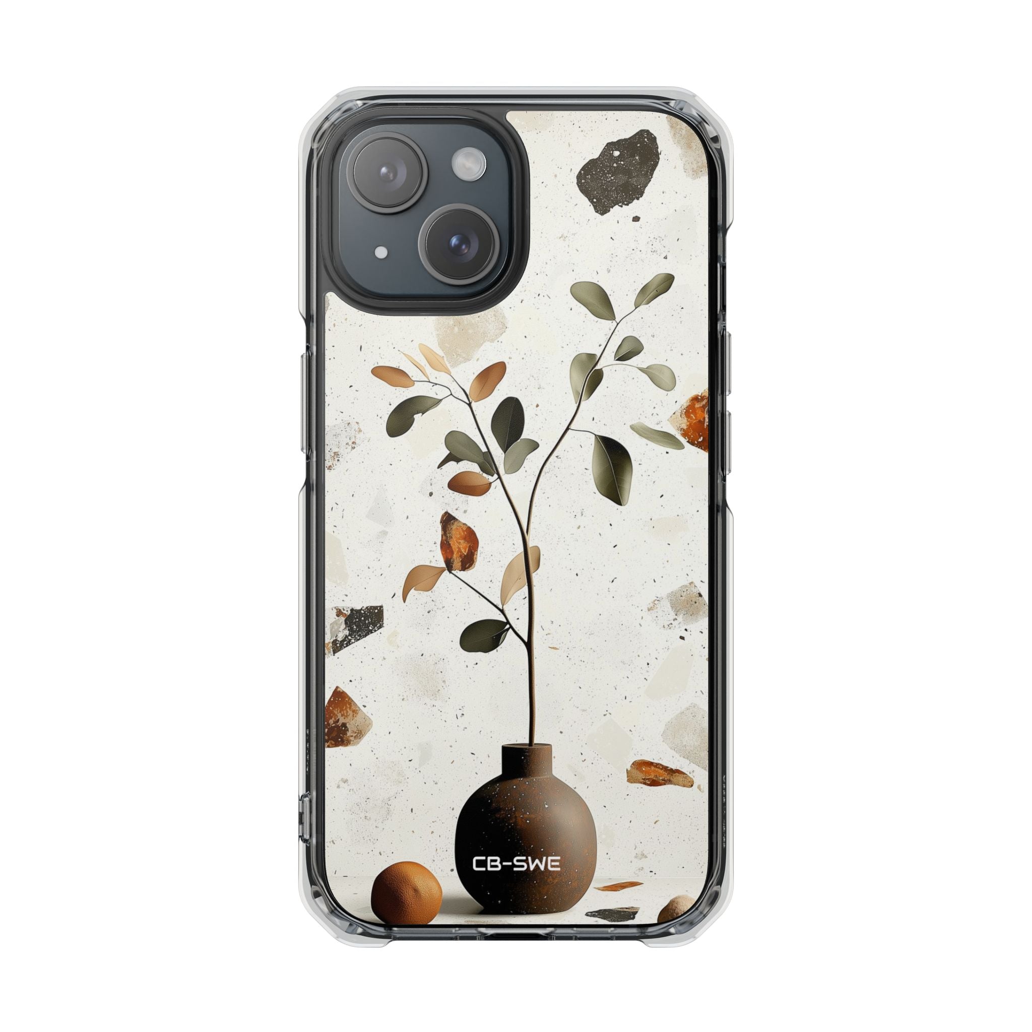 Vase Holds Leaves iPhone Case - Impact