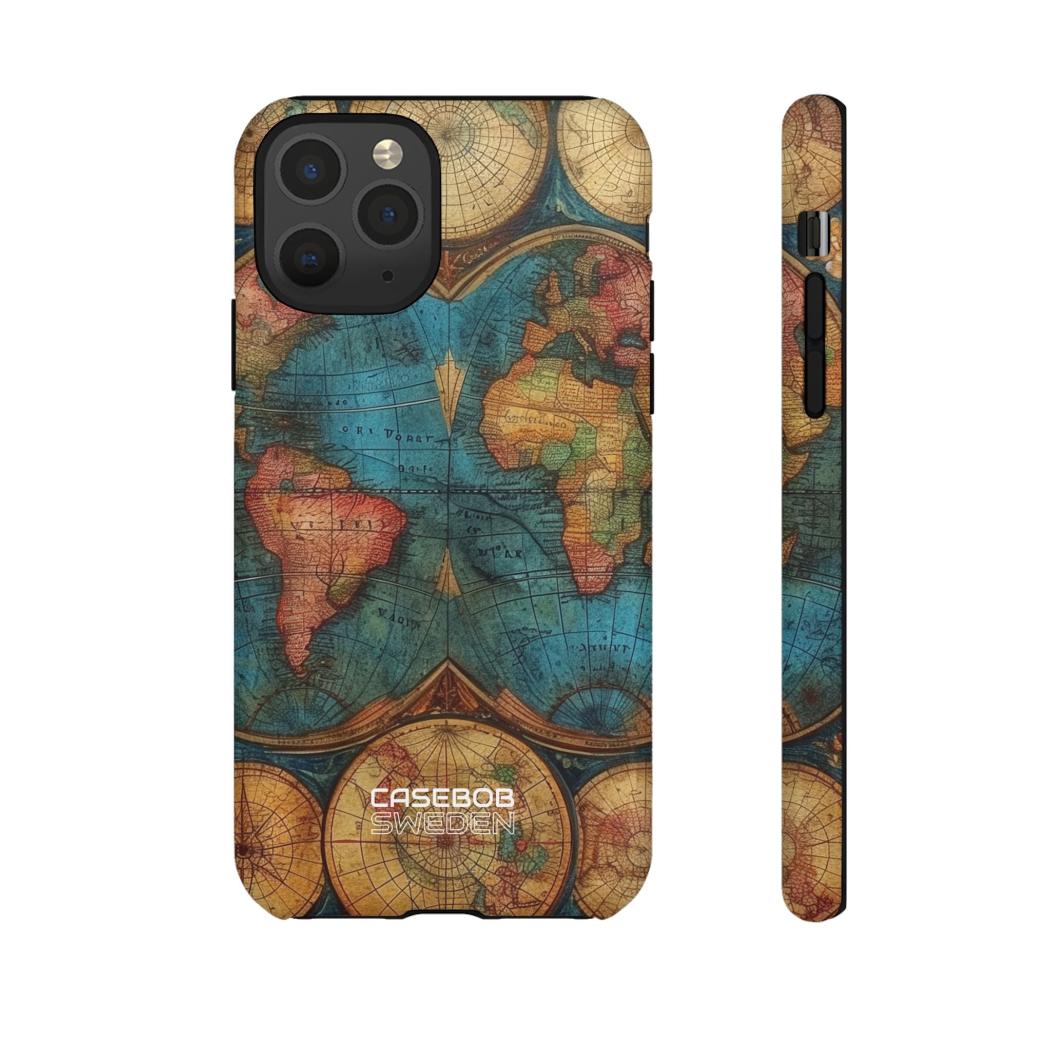 Vintage World Map iPhone 11 - Tough