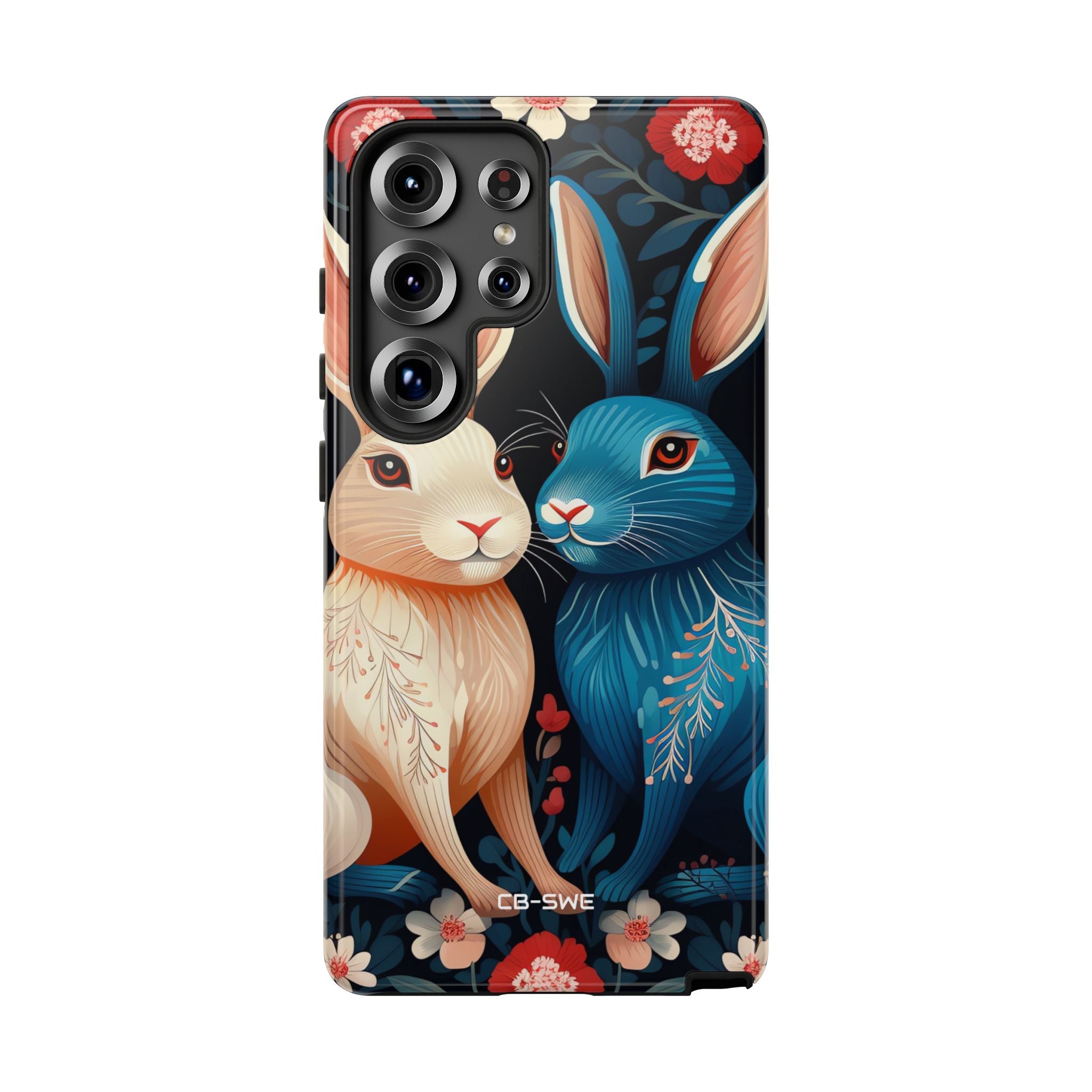 Rabbits Embrace Blossoms - Samsung Case