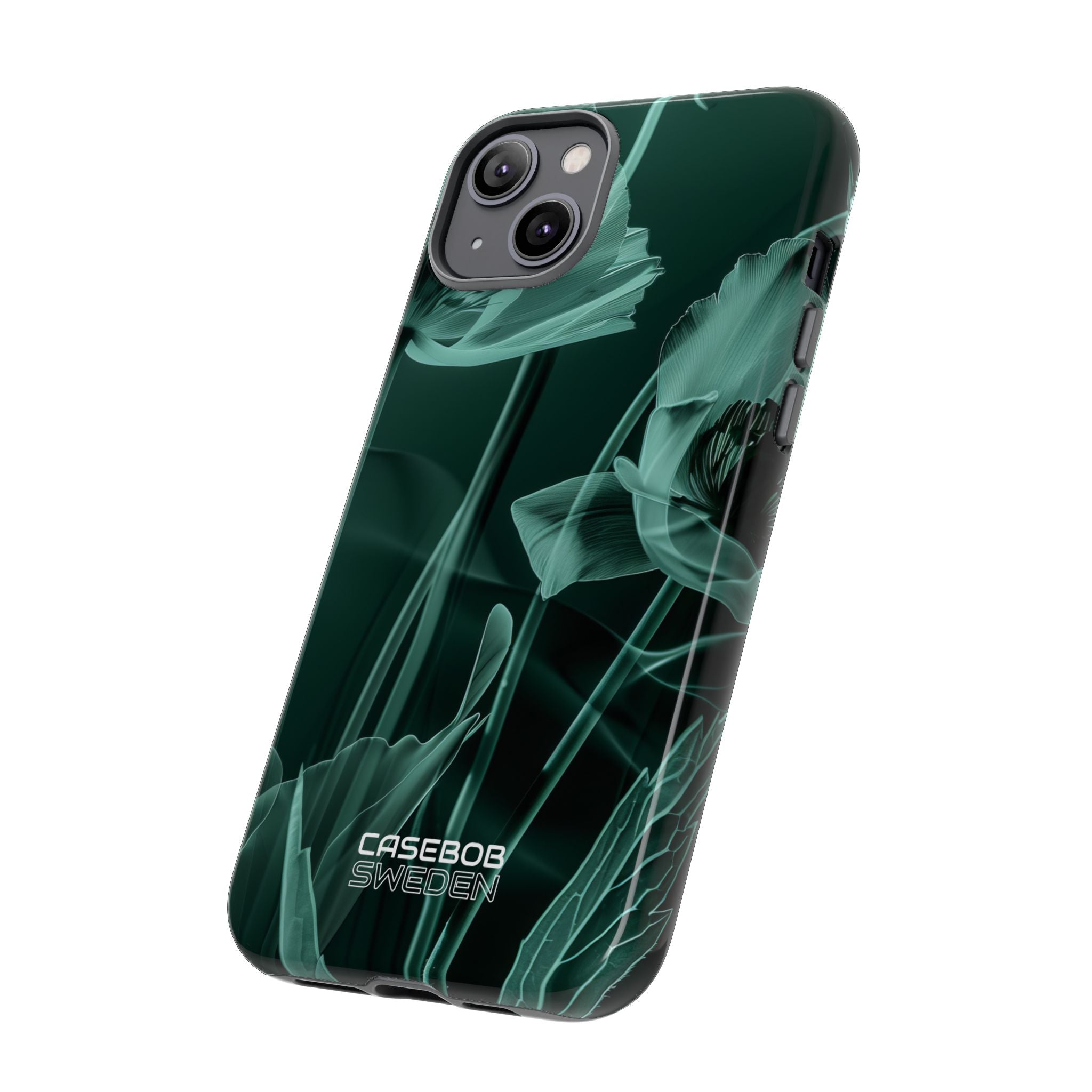 Teal Bloom Radiance iPhone 14 - Tough
