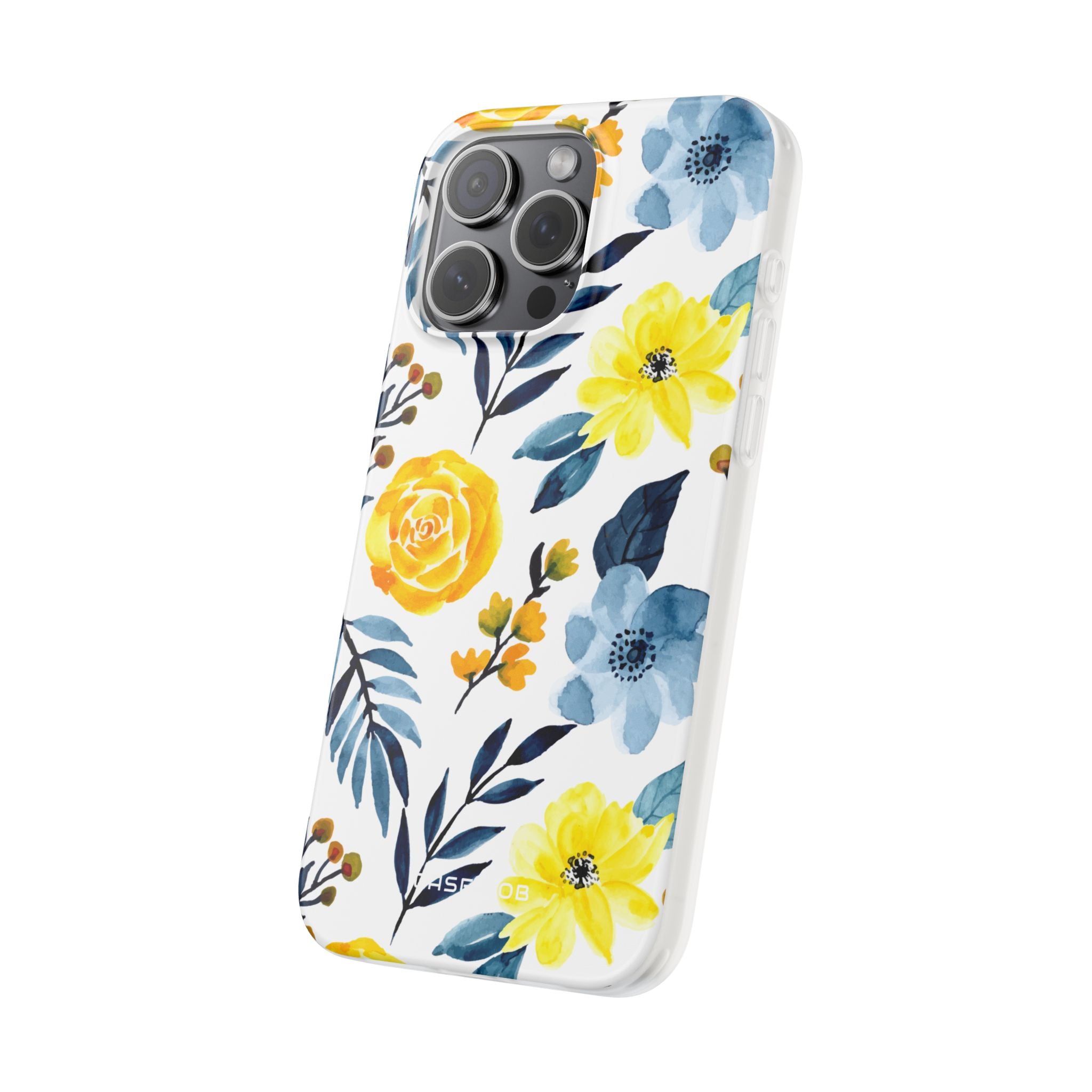 Golden Bloom iPhone 15 Pro Max Case - Soft