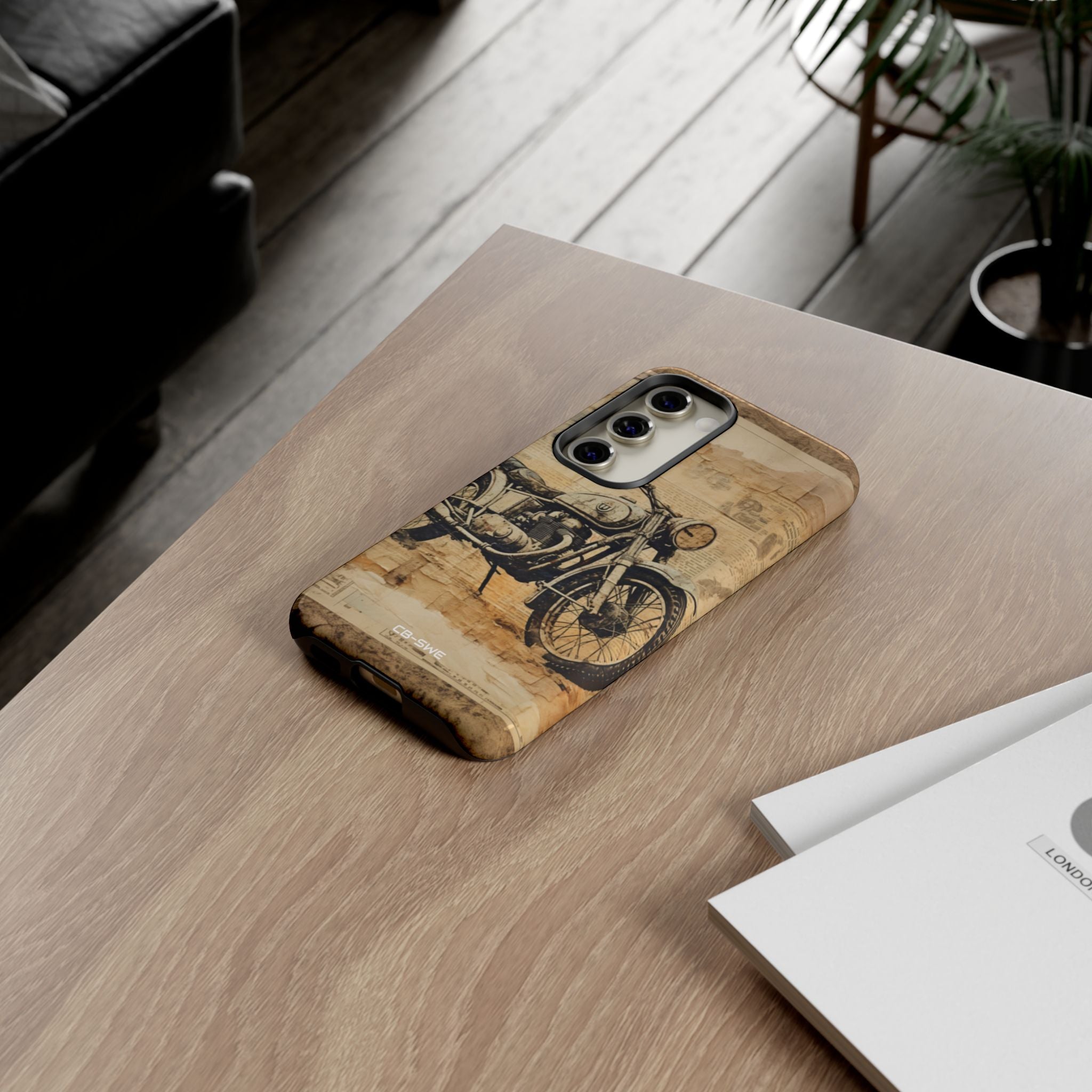 Vintage Motorcycle Collage - Samsung Case