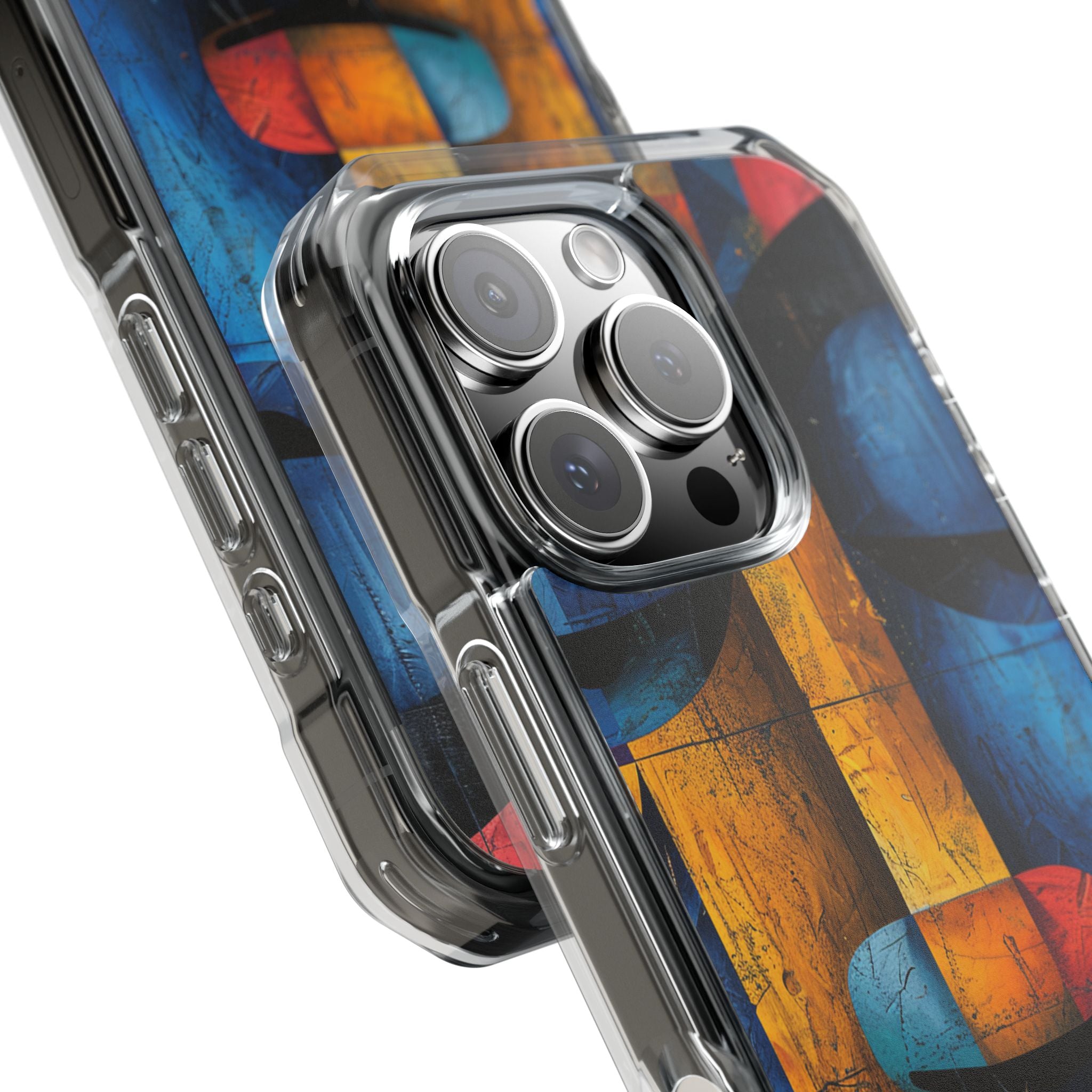 Geometric Face Fusion iPhone 16 - Impact Clear+