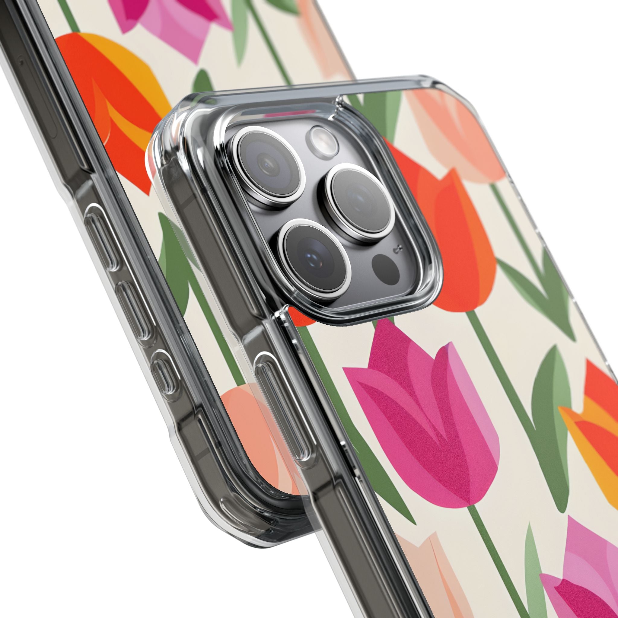 Tulip Harmony Green iPhone 15 Pro Max Case - Impact