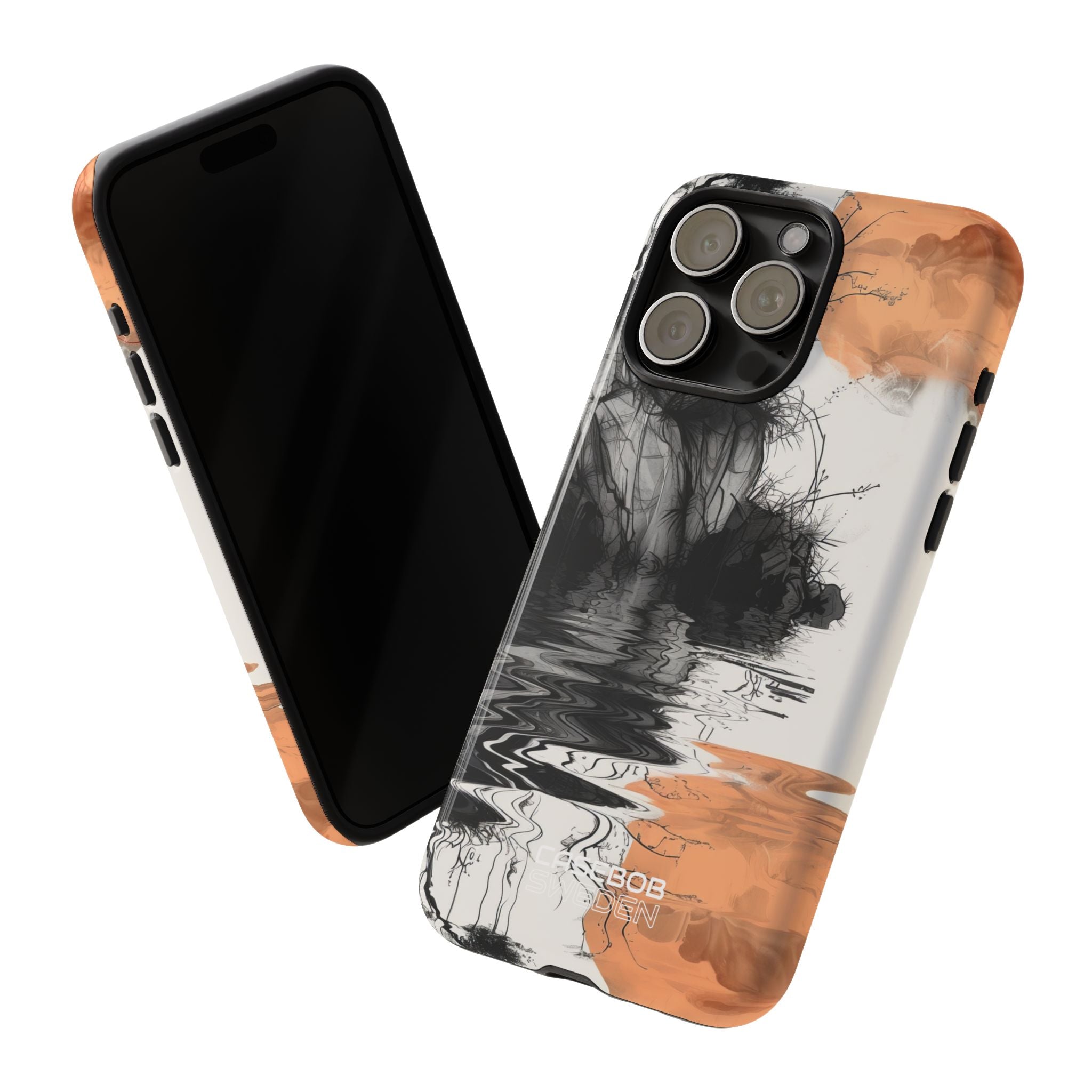 Riflesso della Luna Arancione iPhone 15 - Tough