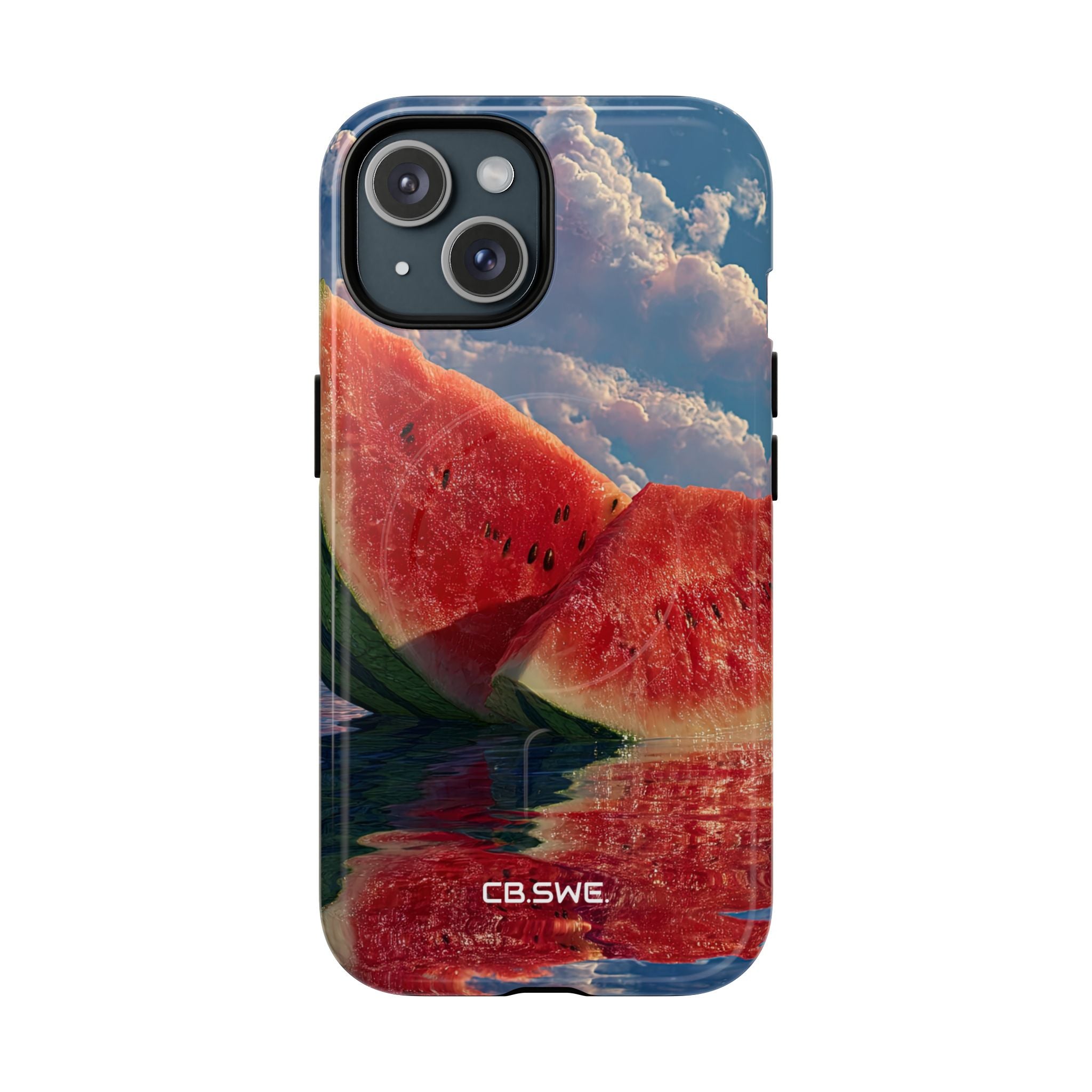 Watermelon reflections dreamscape iPhone 15 - Tough+