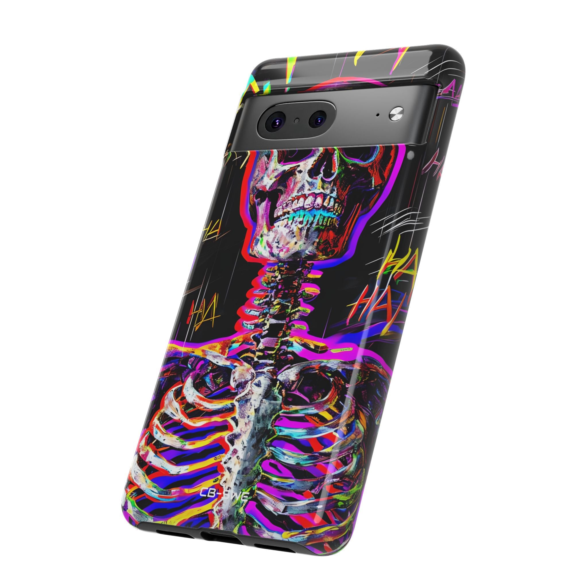 Neon Skeleton Chaos - Google Pixel Case