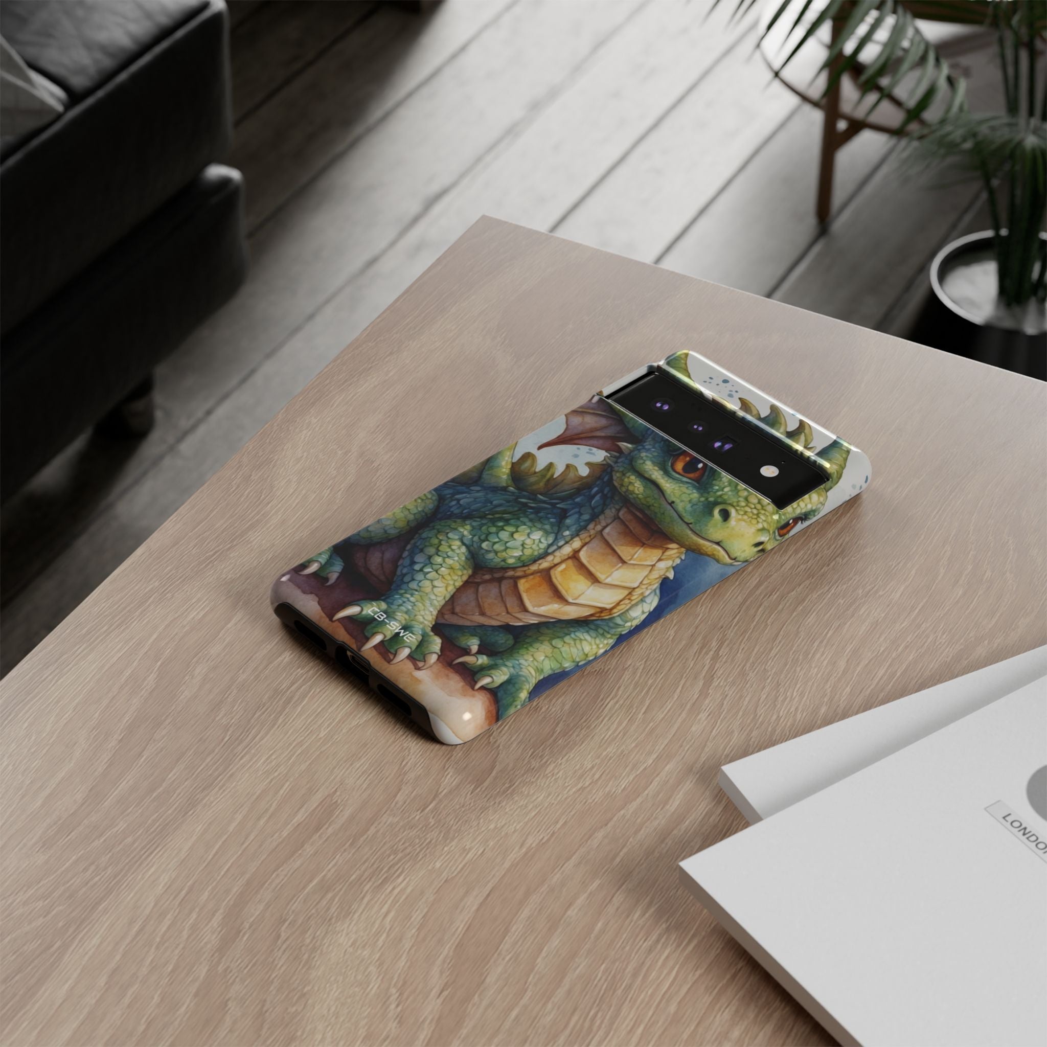 Green Dragon Smiles - Google Pixel Case