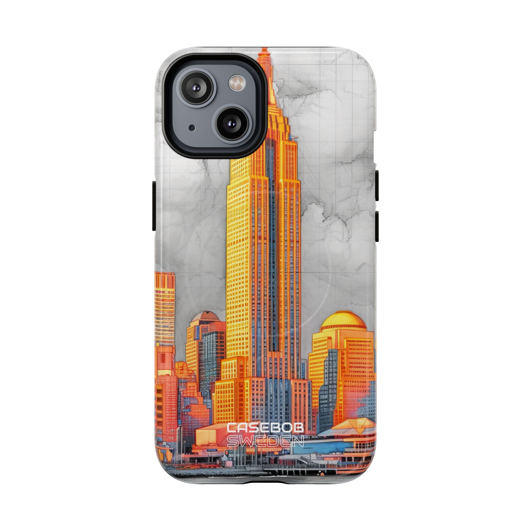 Vibrant City Skyline iPhone 14 - Tough+