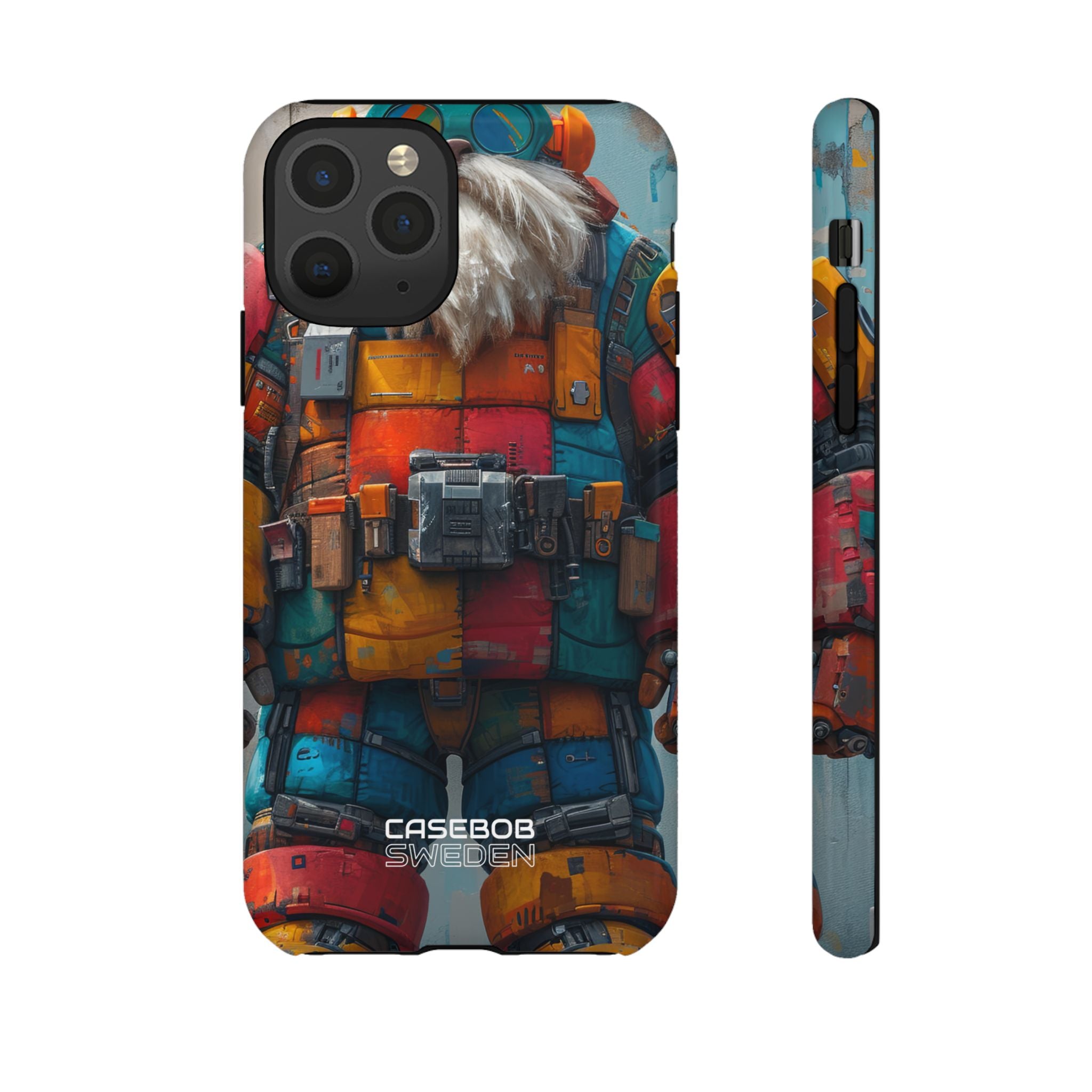 Whimsical Robot Wanderer iPhone 11 - Tough