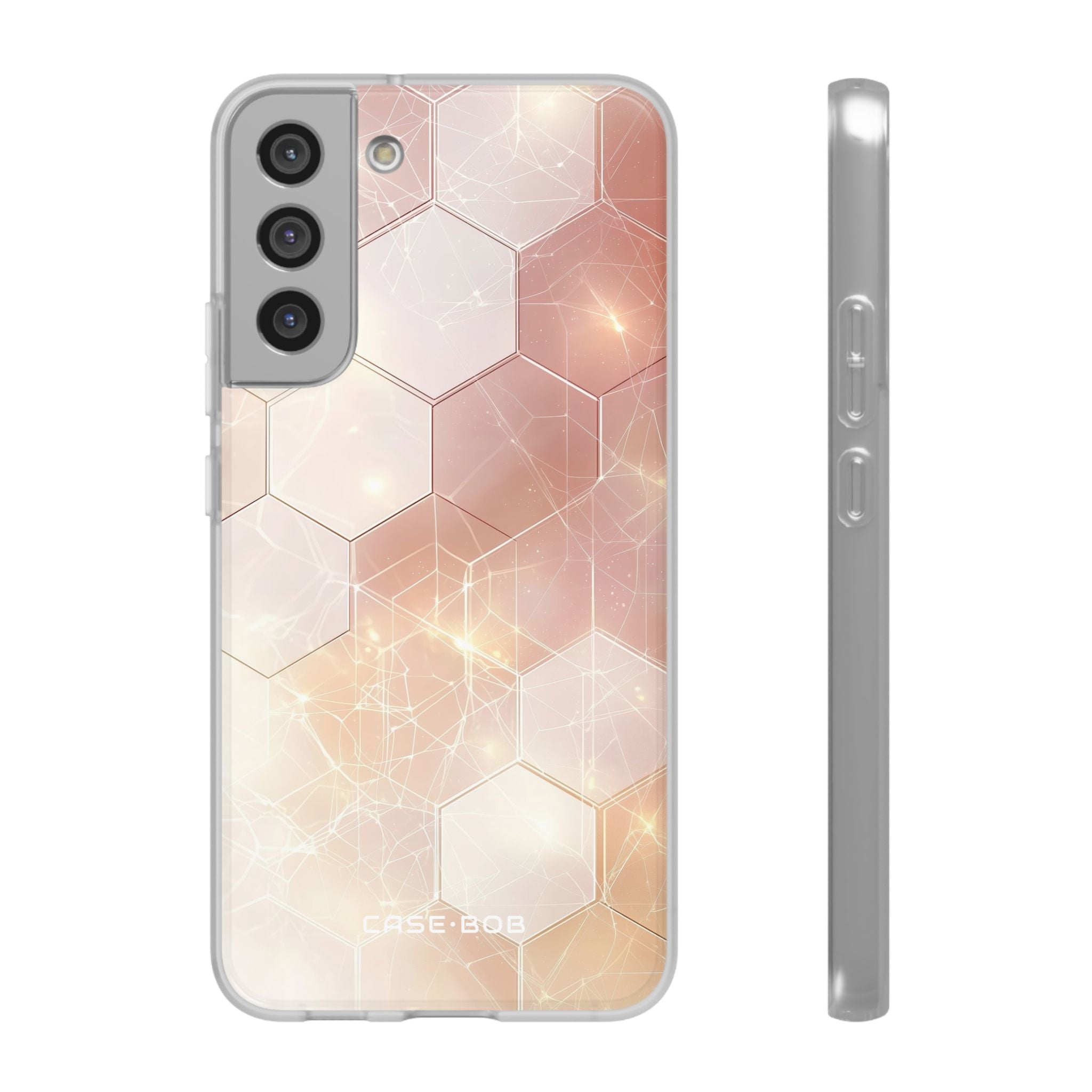 Honeycomb Glow Samsung S22 Plus Case - Soft