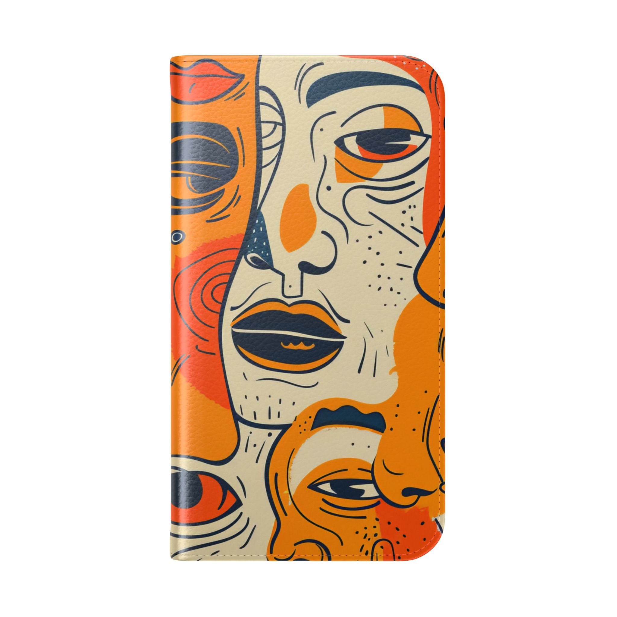 Overlapping Faces - iPhone 16 Case - Wallet