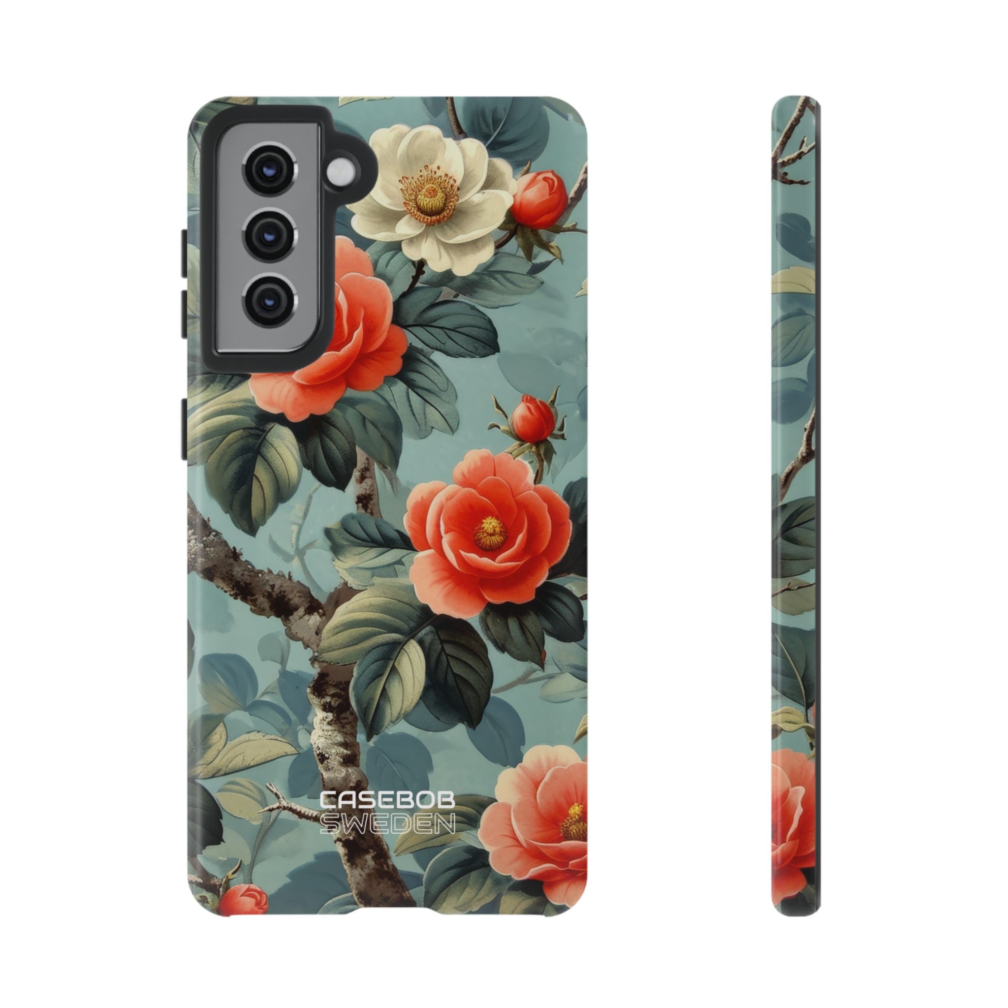 Coral Blossom Tapestry Samsung S21 - Tough