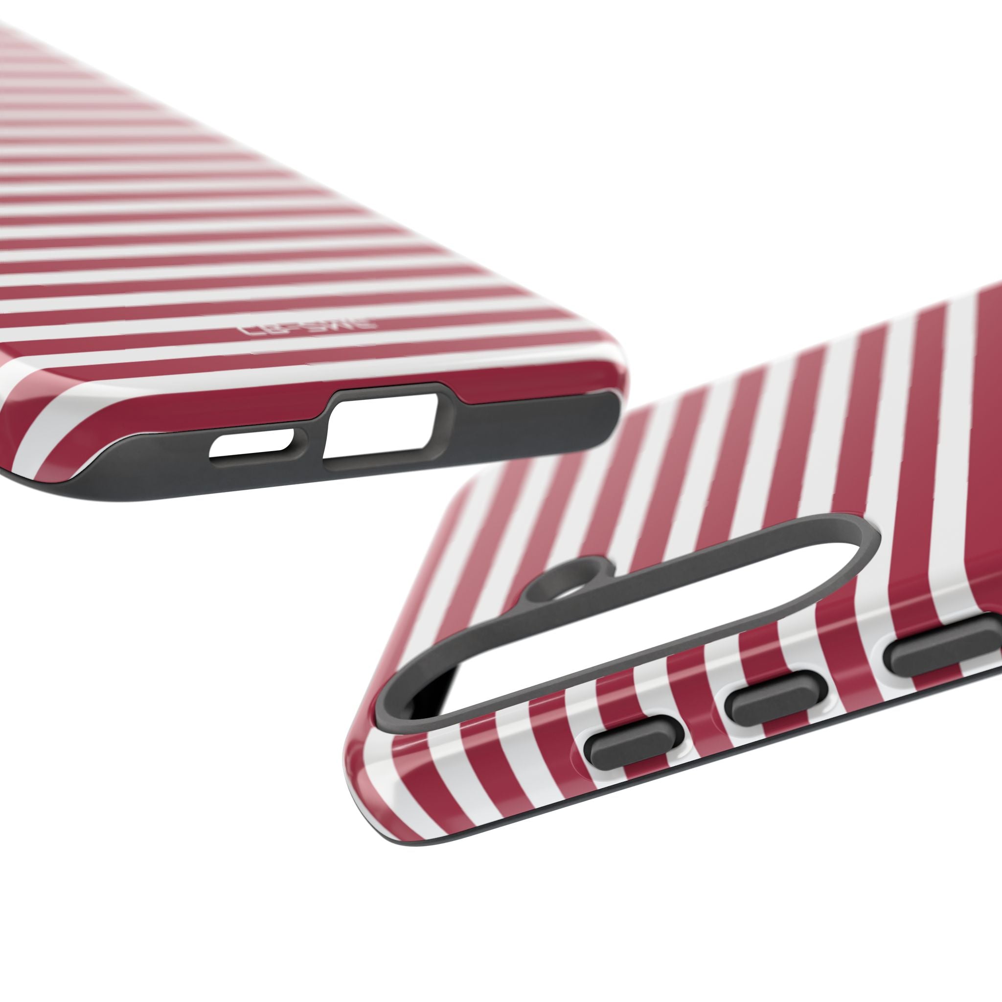 Crimson Stripes Flow - Samsung Case
