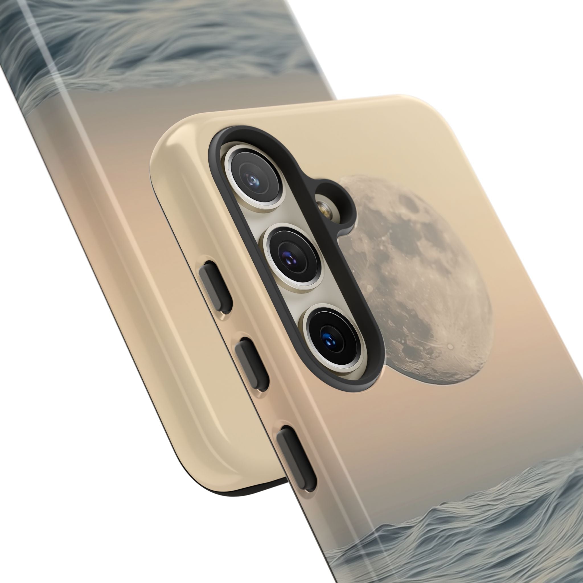 Moon Illuminates Waves - Samsung Case
