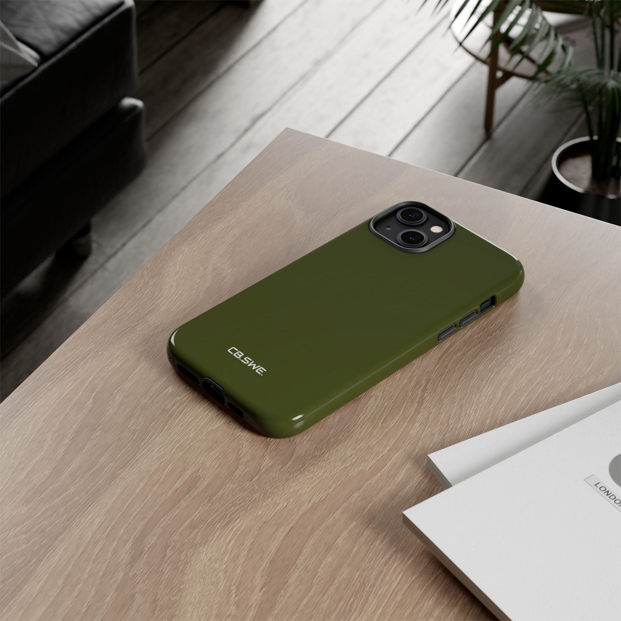 Armeegrüne iPhone-Hülle – Robust