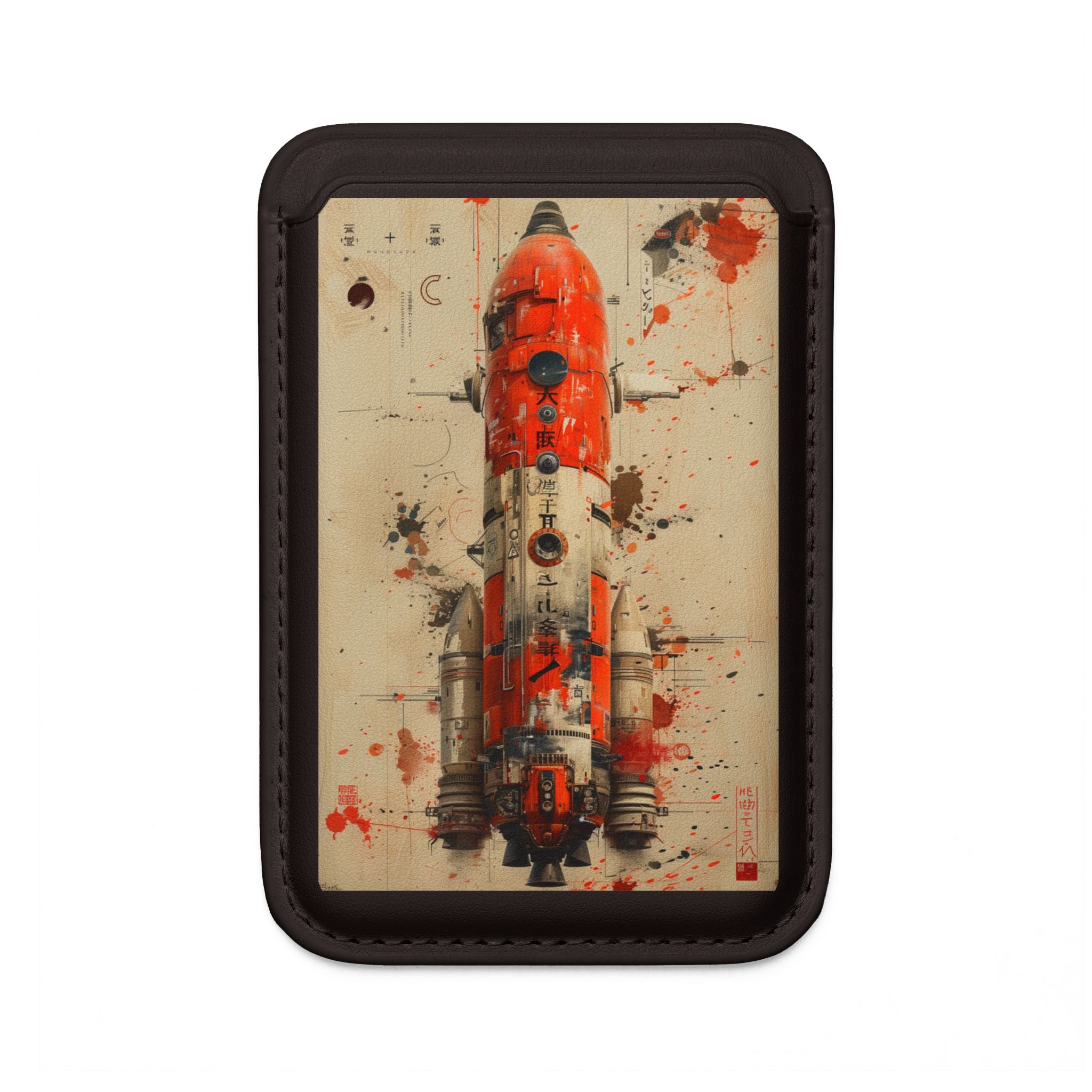 Crimson Rocket Wallet – MagSafe Ready