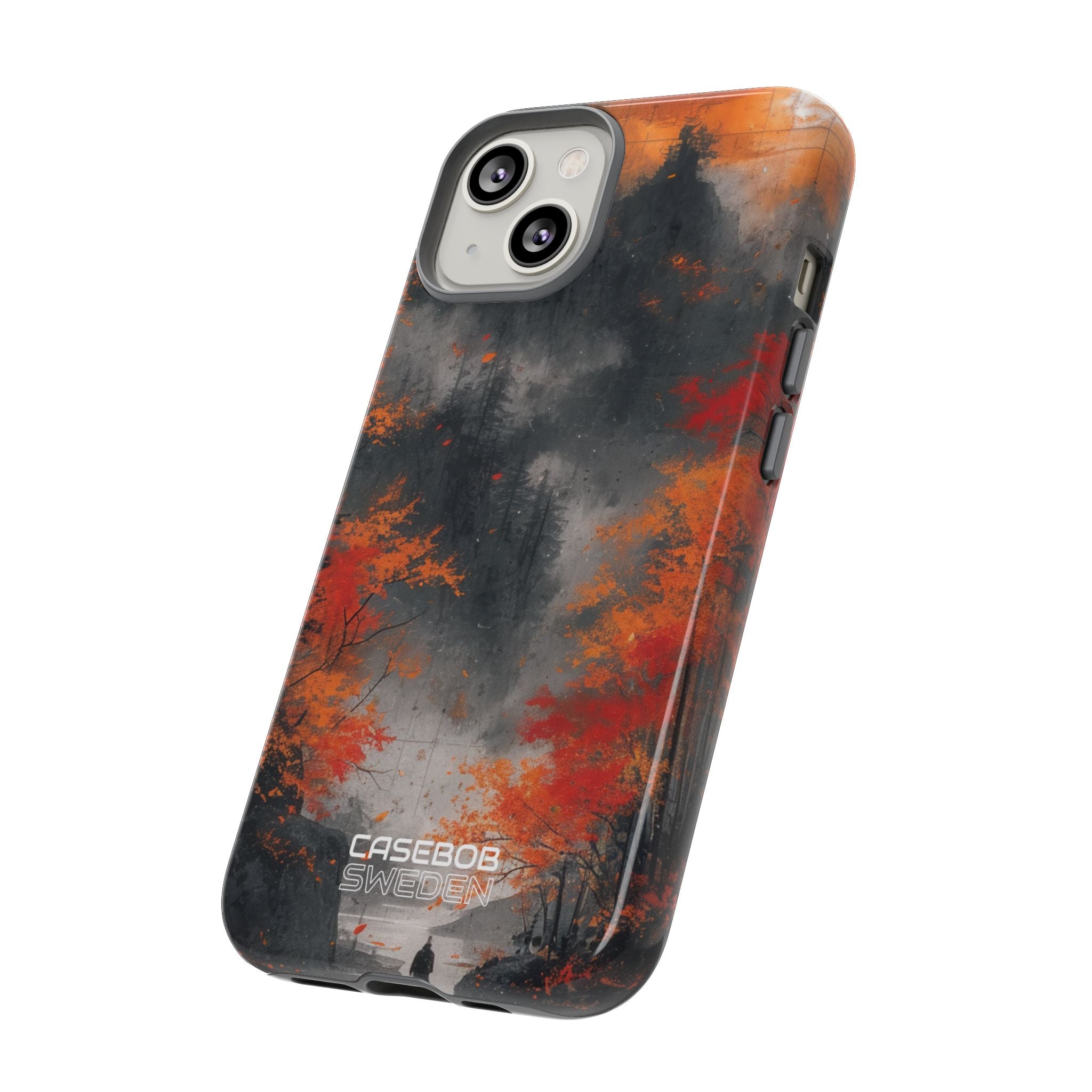 Crimson Mist Mountains iPhone 14 - Resistente
