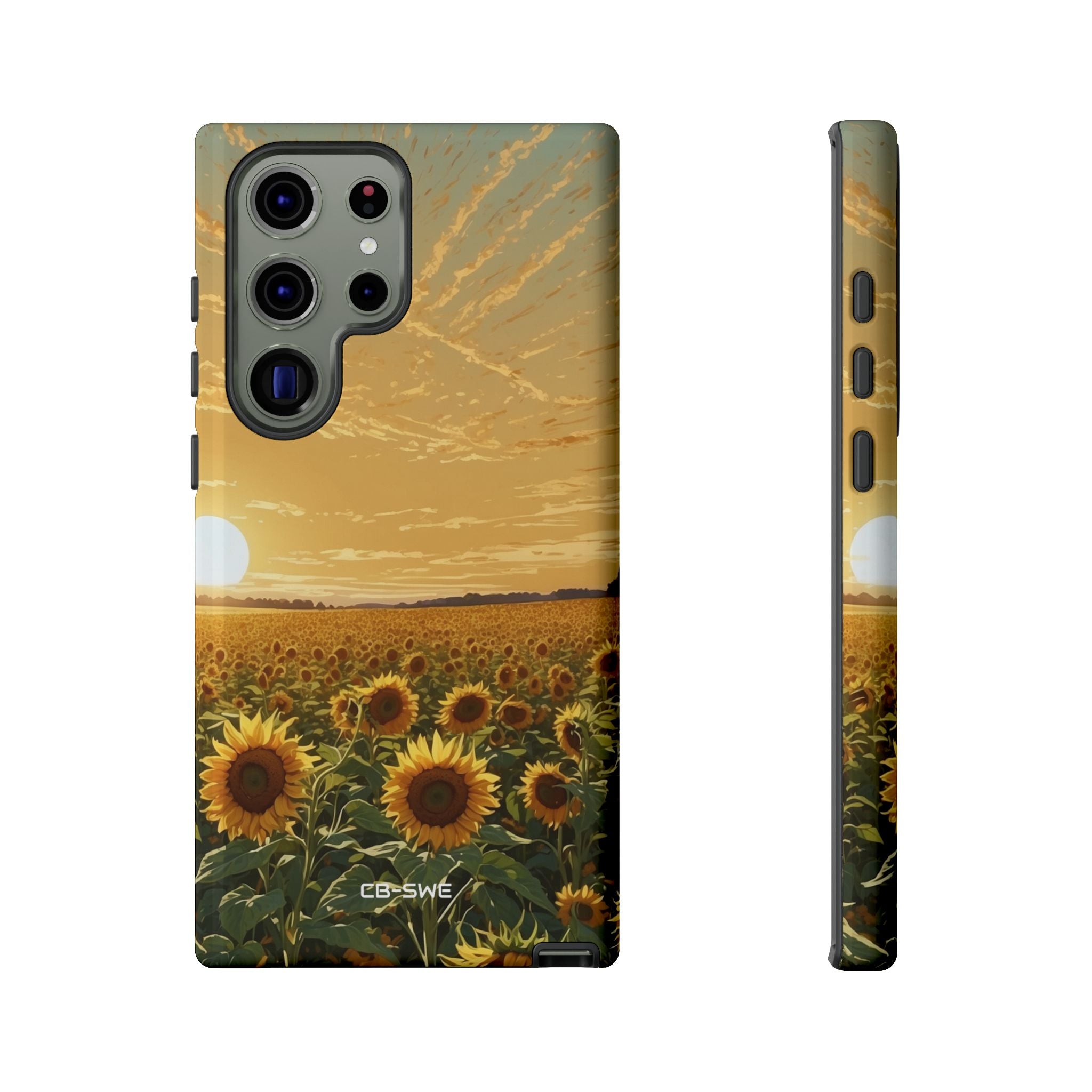Sunflowers Embrace Sunset - Samsung Case
