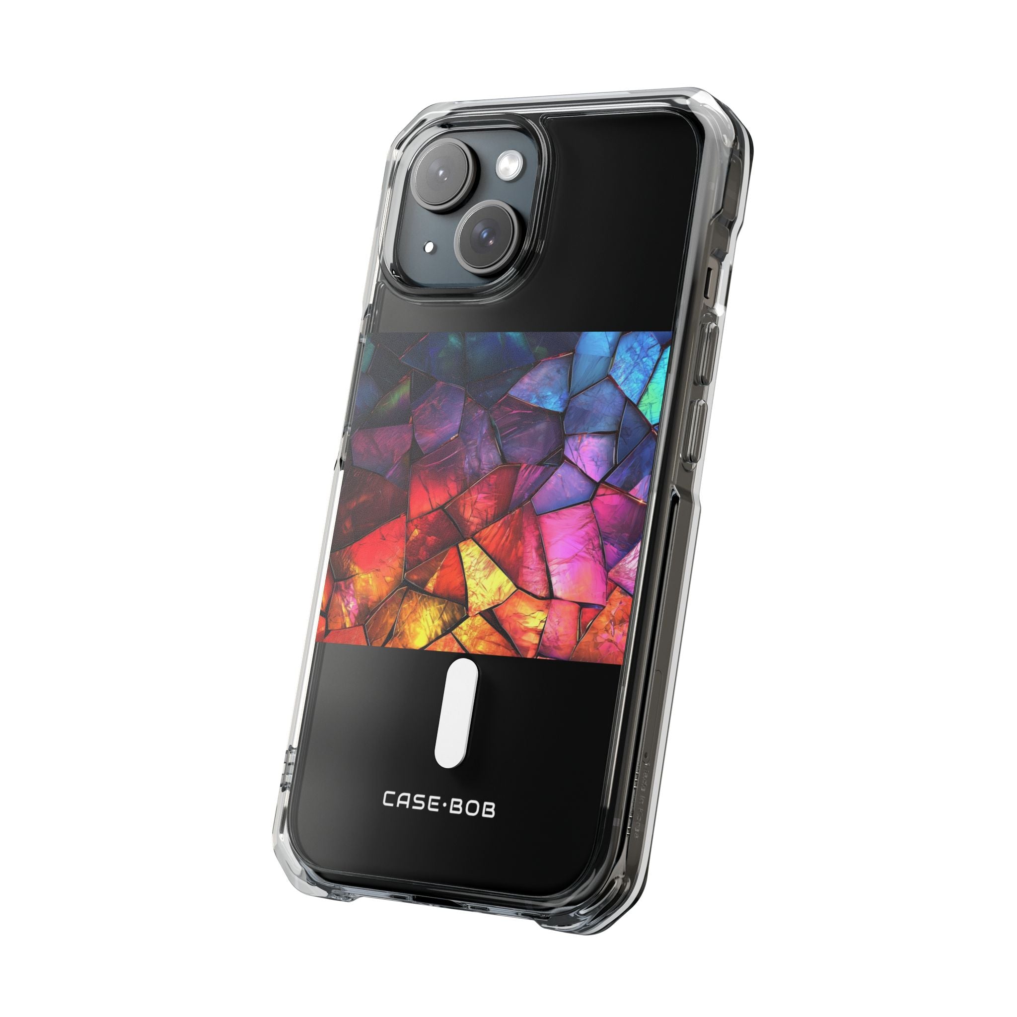 Crimson Shards iPhone 15 Case - Impact